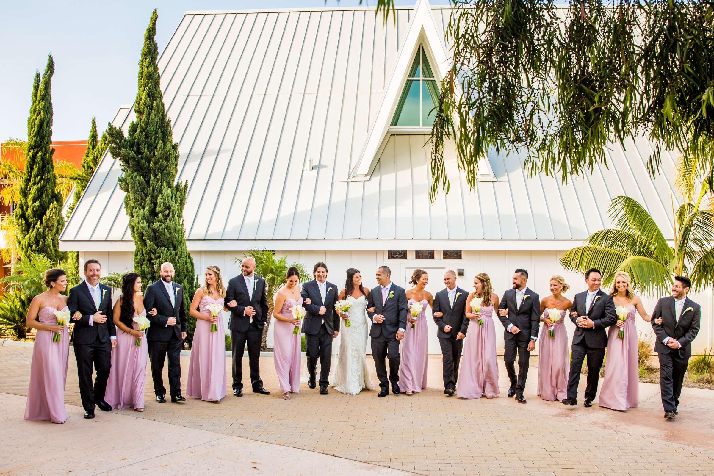 Bridal Party at Hilton Waterfront Beach Resort Wedding coordinated by Mellie Bee Events, Megan and Michael Wedding Photo #92 by True Photography