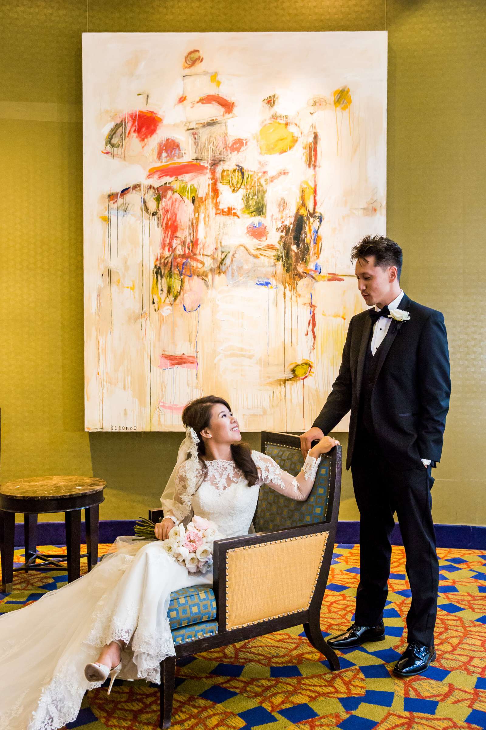 Marriott Marquis San Diego Marina Wedding coordinated by Michelle Elizabeth Events and Design, Minh and Jason Wedding Photo #4 by True Photography
