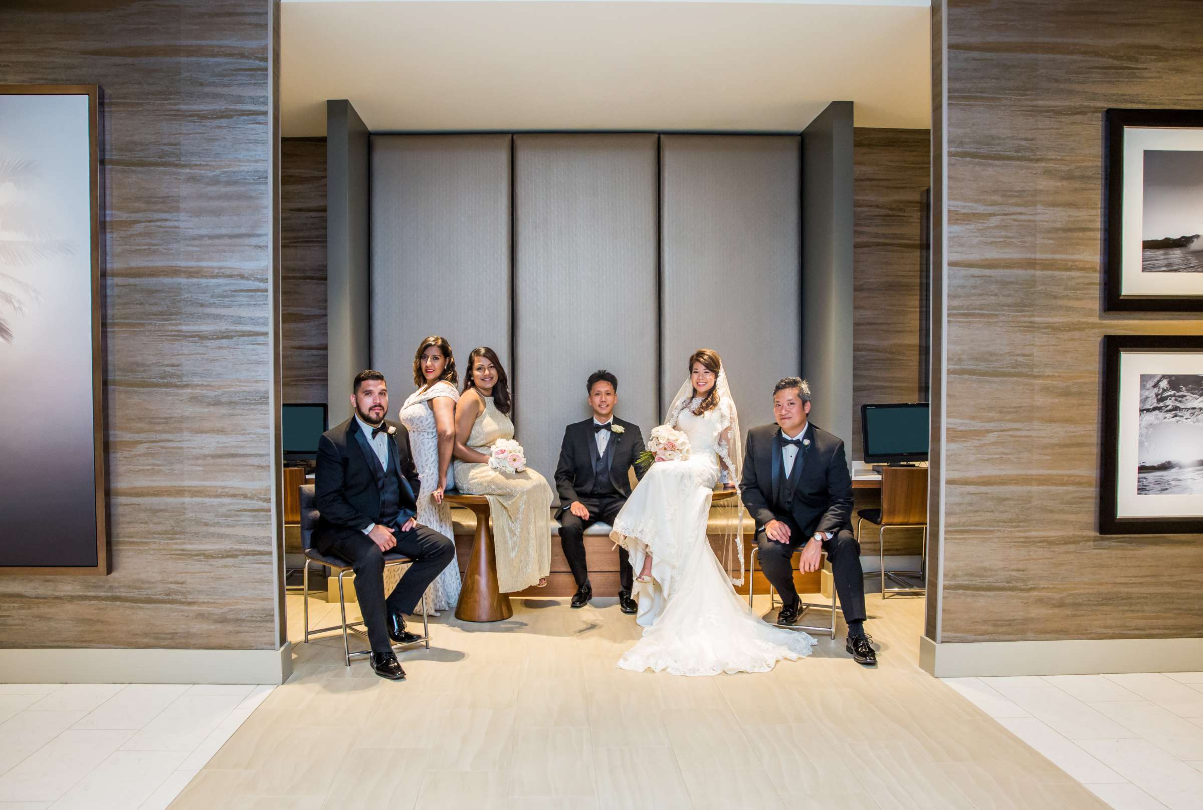 Marriott Marquis San Diego Marina Wedding coordinated by Michelle Elizabeth Events and Design, Minh and Jason Wedding Photo #7 by True Photography