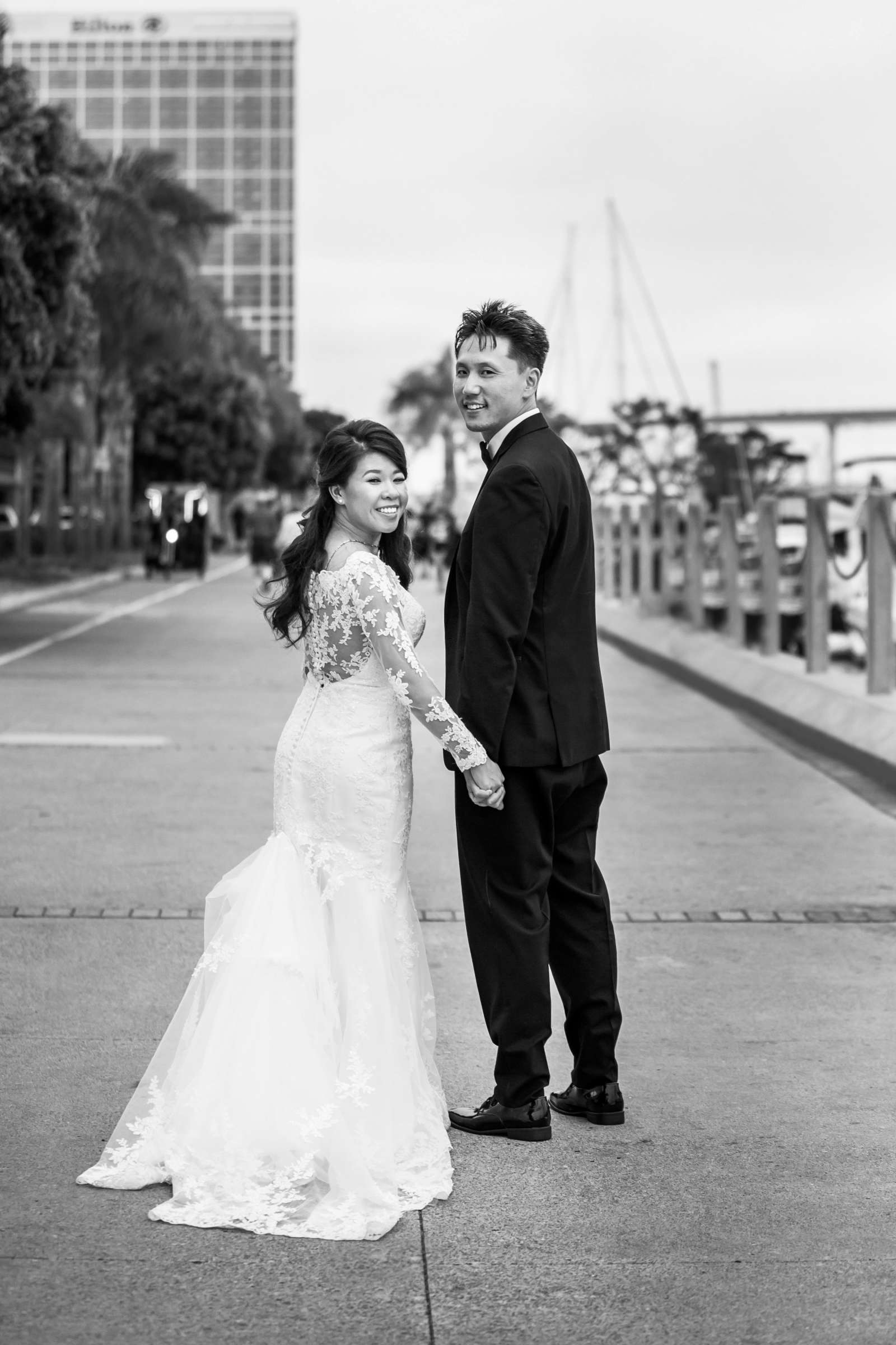 Marriott Marquis San Diego Marina Wedding coordinated by Michelle Elizabeth Events and Design, Minh and Jason Wedding Photo #12 by True Photography