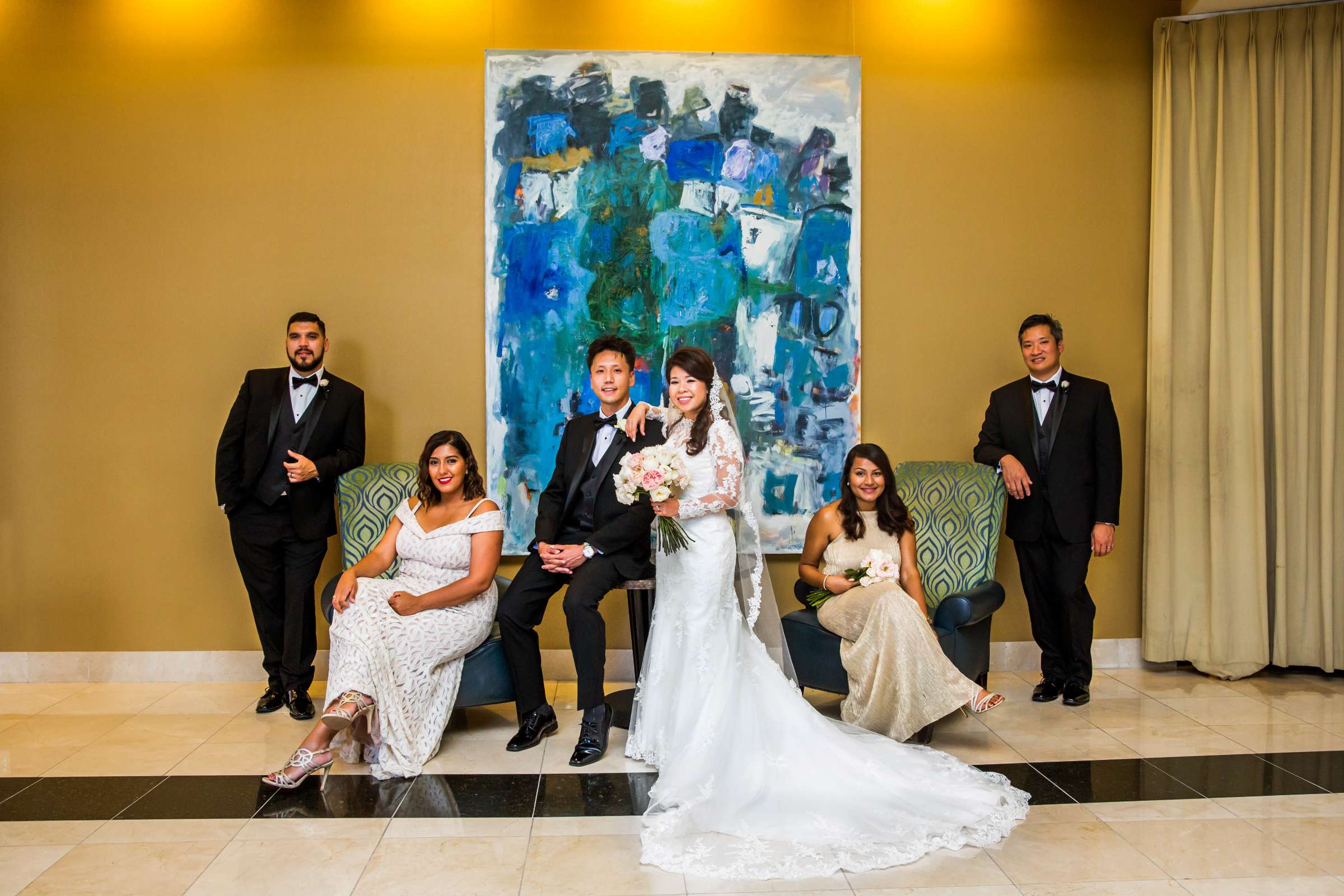 Marriott Marquis San Diego Marina Wedding coordinated by Michelle Elizabeth Events and Design, Minh and Jason Wedding Photo #50 by True Photography