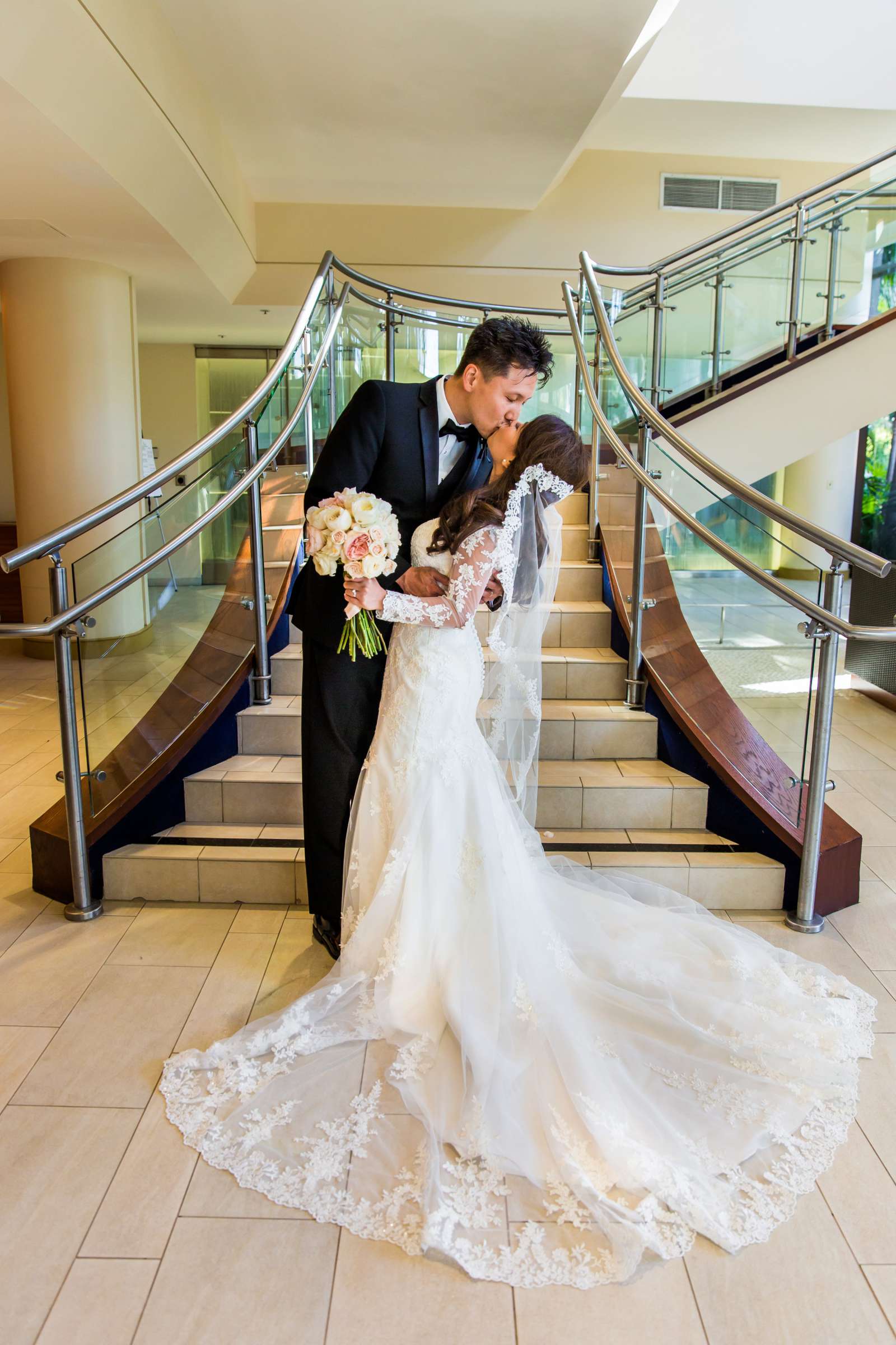 Marriott Marquis San Diego Marina Wedding coordinated by Michelle Elizabeth Events and Design, Minh and Jason Wedding Photo #62 by True Photography