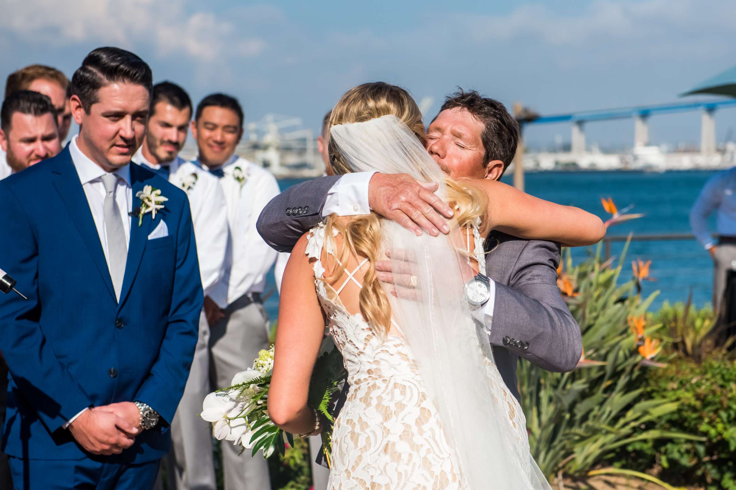 Coronado Island Marriott Resort & Spa Wedding coordinated by Bluestocking Weddings & Events, Ashleigh and Christopher Wedding Photo #58 by True Photography