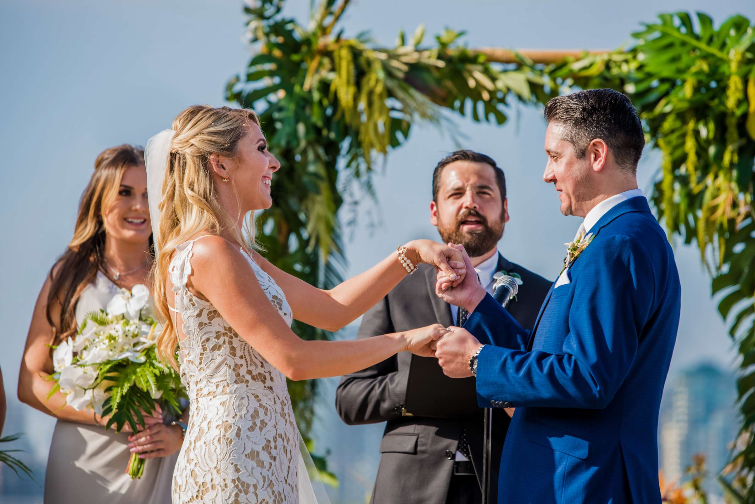 Coronado Island Marriott Resort & Spa Wedding coordinated by Bluestocking Weddings & Events, Ashleigh and Christopher Wedding Photo #66 by True Photography