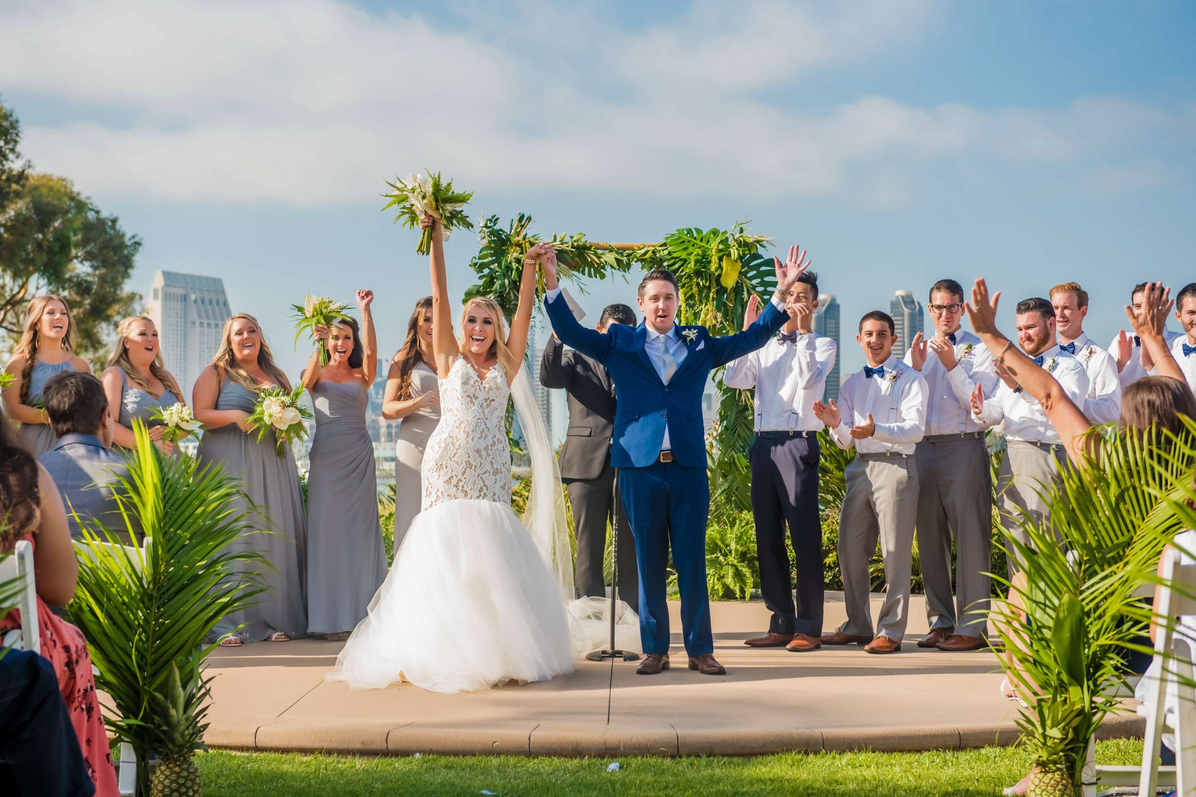Coronado Island Marriott Resort & Spa Wedding coordinated by Bluestocking Weddings & Events, Ashleigh and Christopher Wedding Photo #69 by True Photography