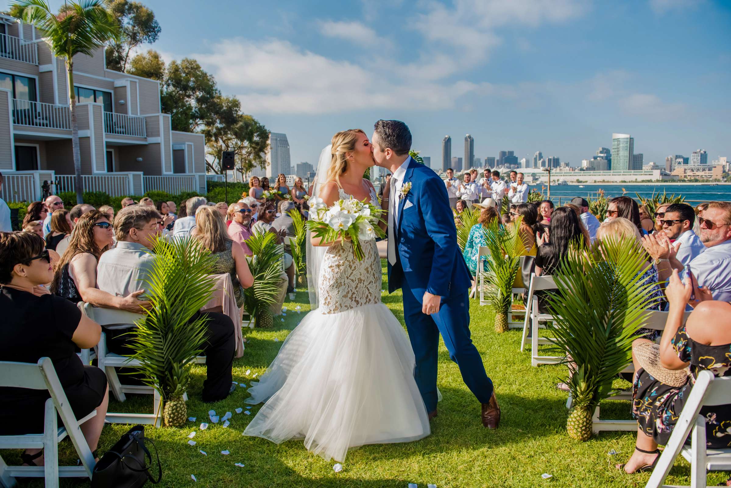 Coronado Island Marriott Resort & Spa Wedding coordinated by Bluestocking Weddings & Events, Ashleigh and Christopher Wedding Photo #70 by True Photography