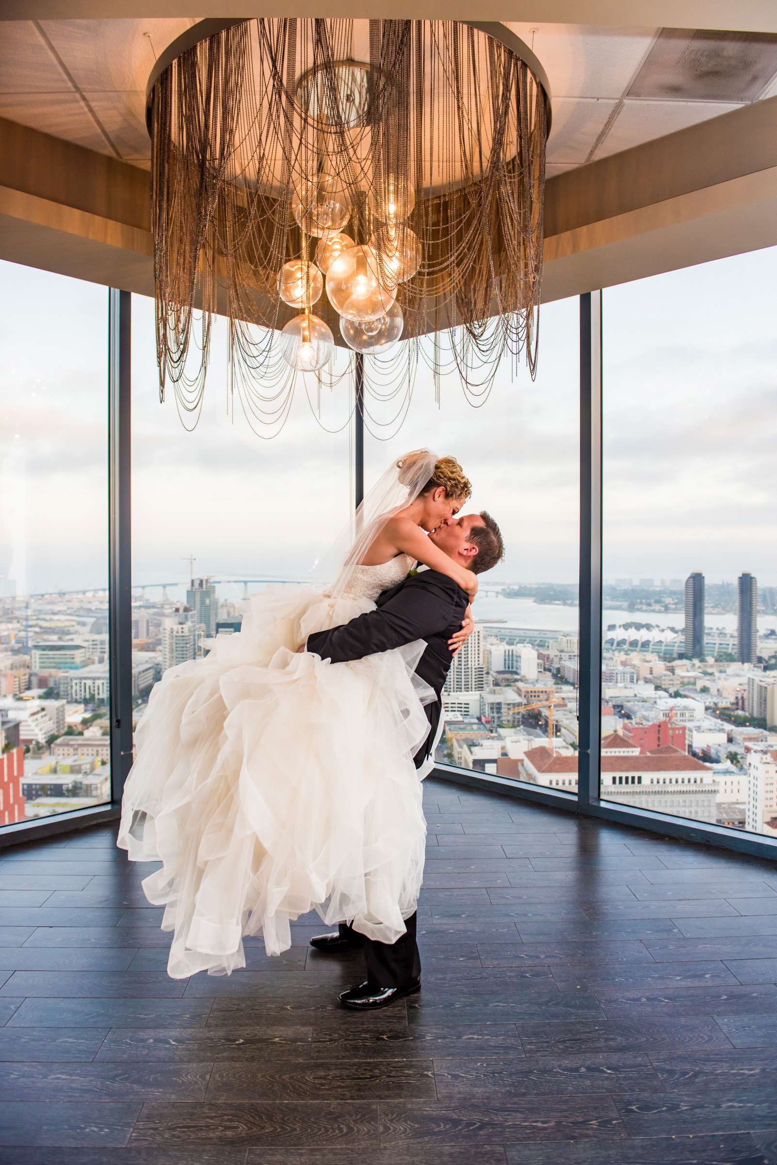 The University Club Atop Symphony Towers Wedding coordinated by Events Inspired SD, Tanya and Jason Wedding Photo #403765 by True Photography