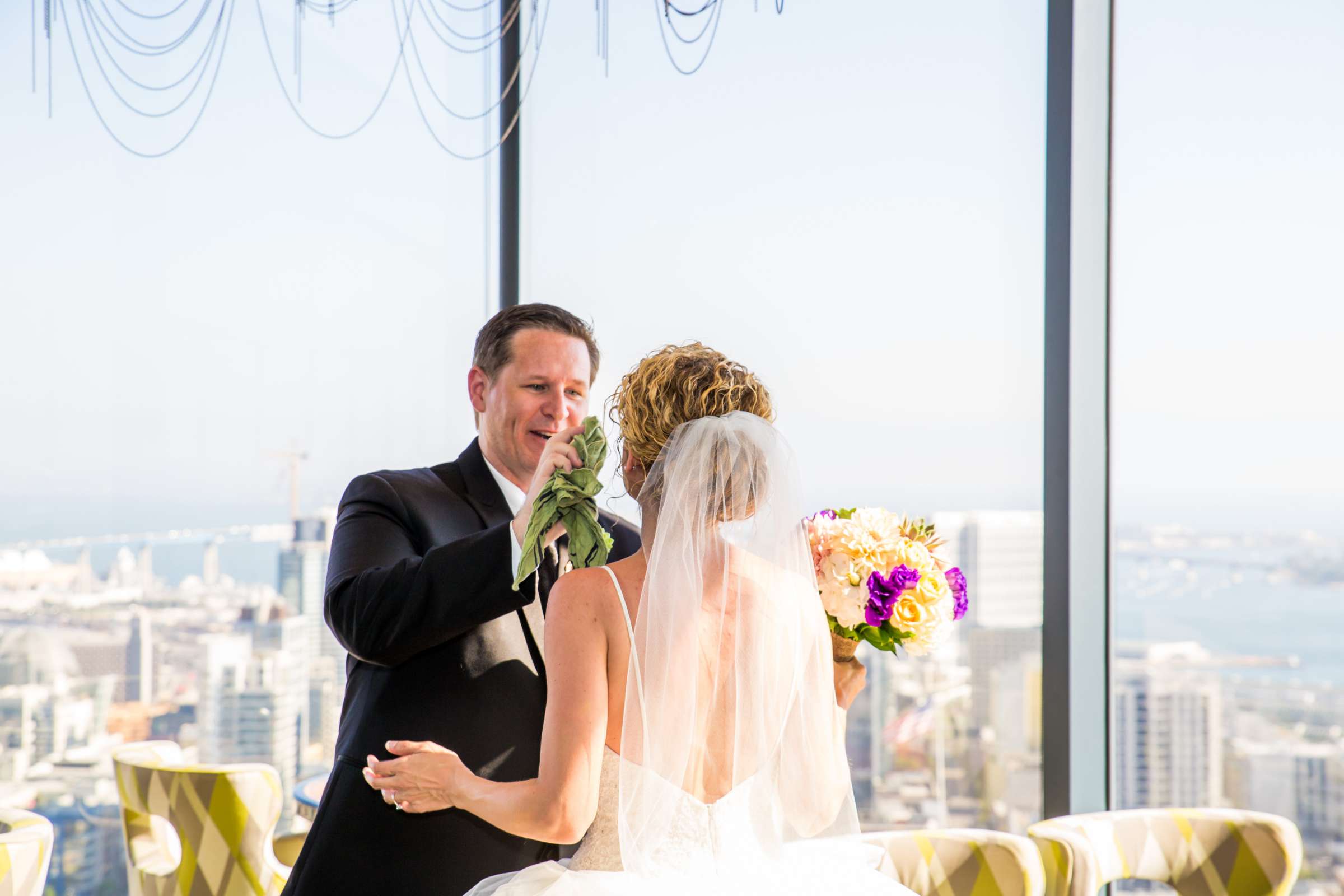 The University Club Atop Symphony Towers Wedding coordinated by Events Inspired SD, Tanya and Jason Wedding Photo #403790 by True Photography