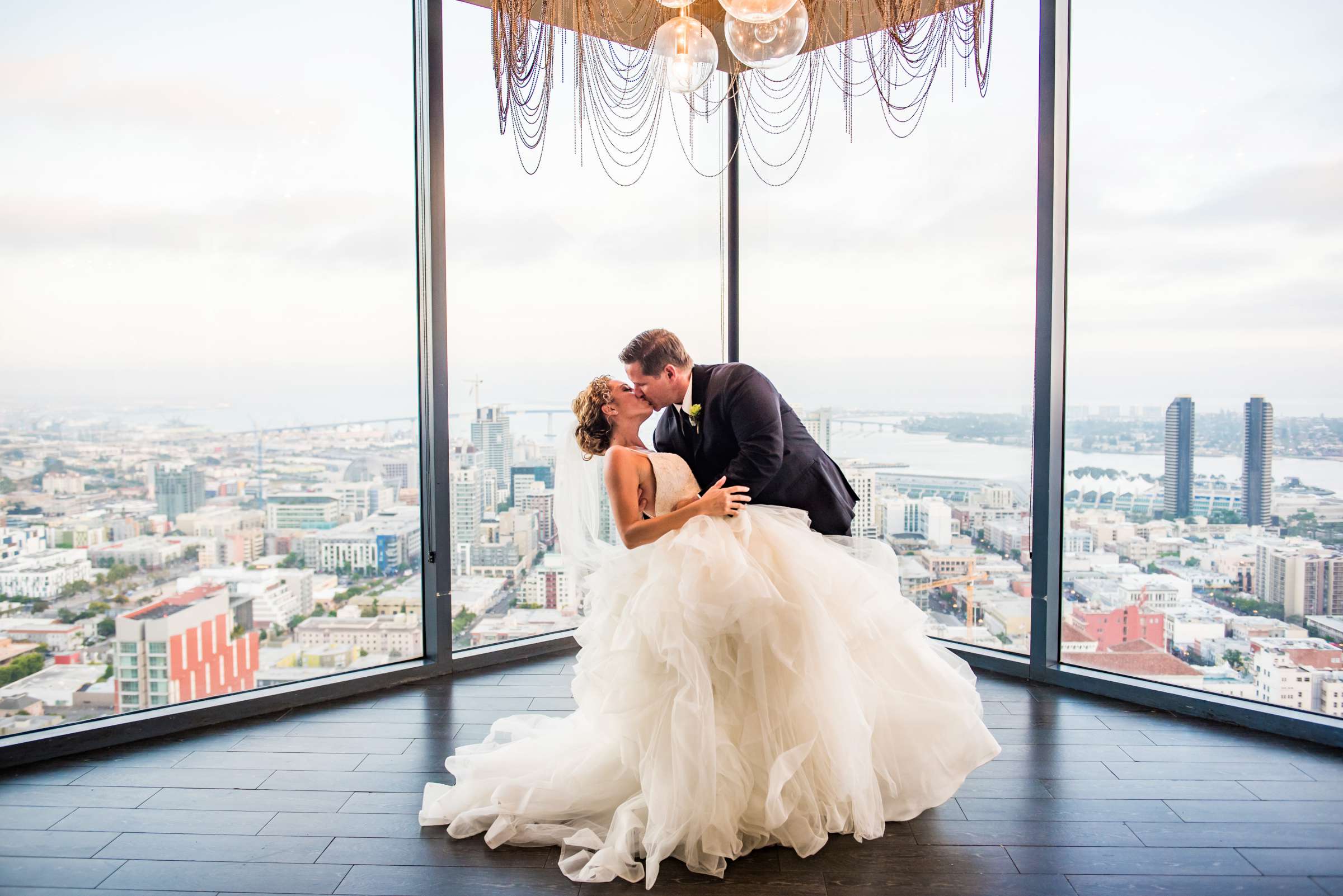 The University Club Atop Symphony Towers Wedding coordinated by Events Inspired SD, Tanya and Jason Wedding Photo #403830 by True Photography