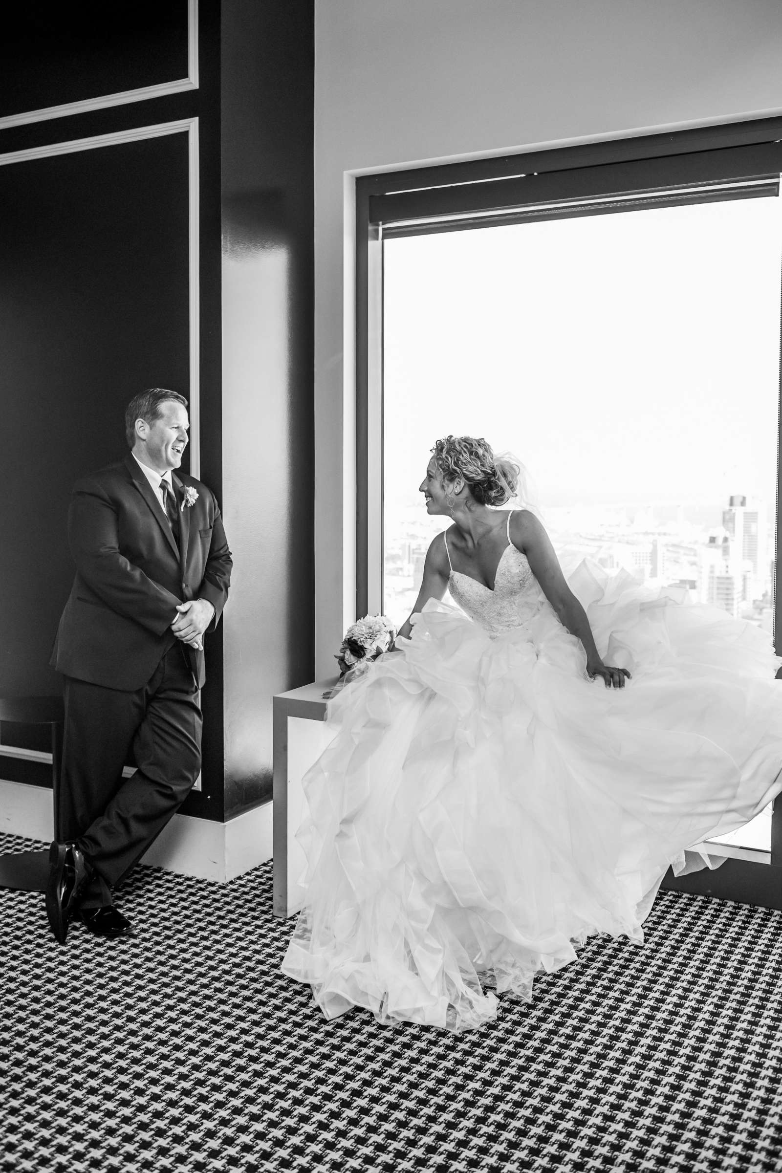 The University Club Atop Symphony Towers Wedding coordinated by Events Inspired SD, Tanya and Jason Wedding Photo #403833 by True Photography