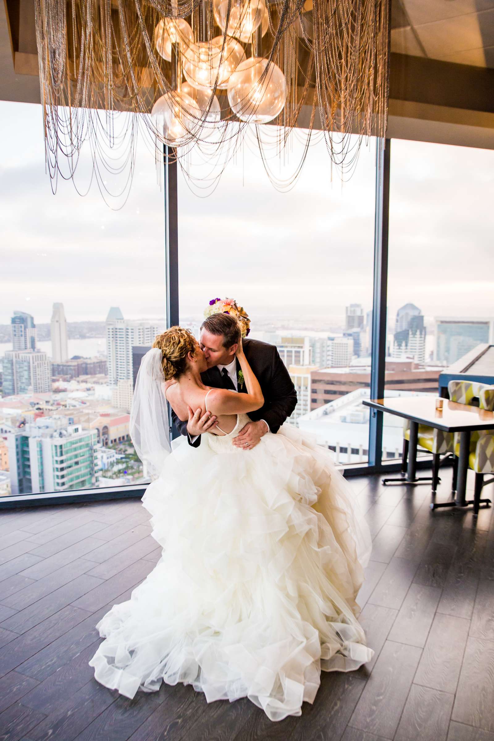 The University Club Atop Symphony Towers Wedding coordinated by Events Inspired SD, Tanya and Jason Wedding Photo #403835 by True Photography