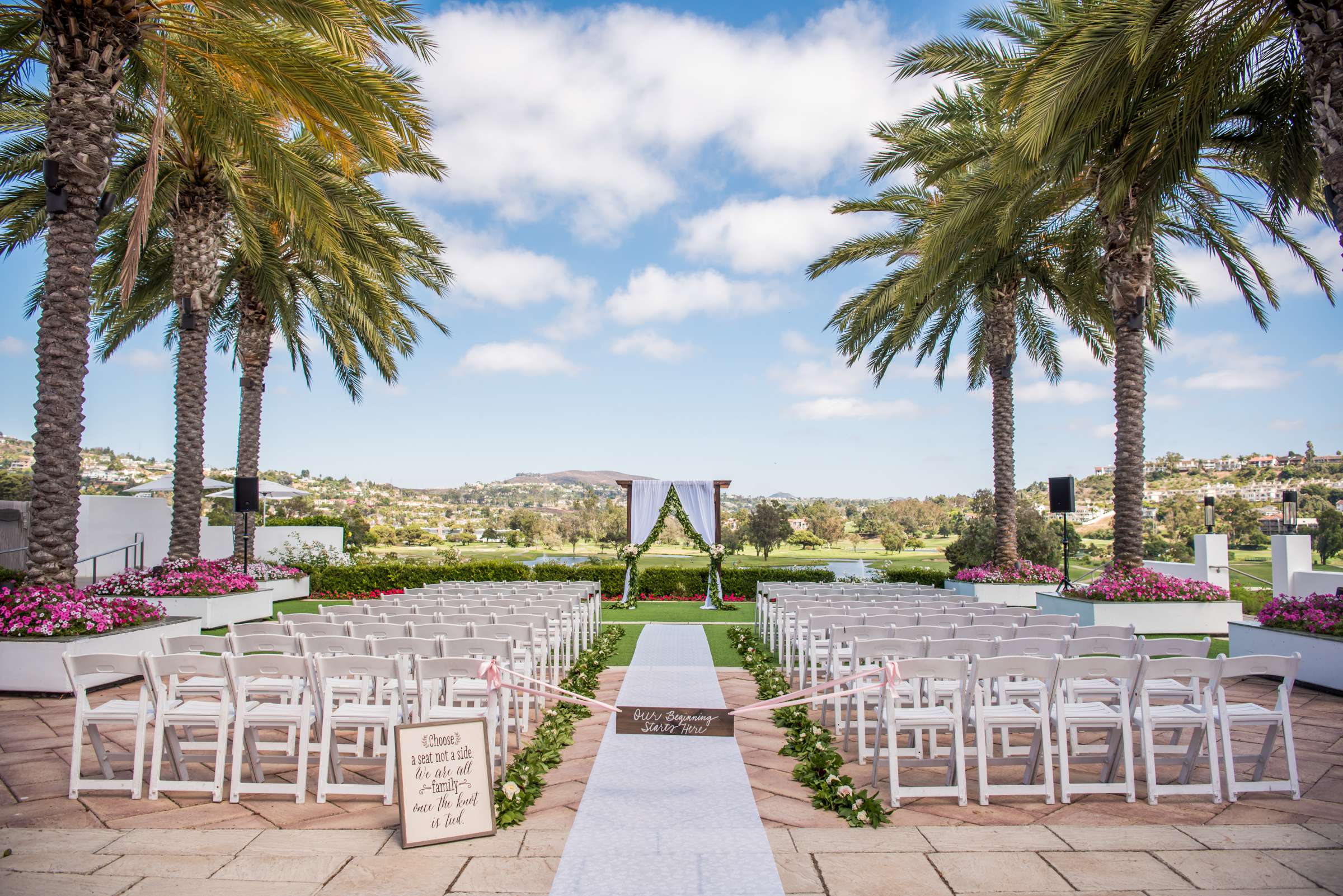 Ceremony Site at Omni La Costa Resort & Spa Wedding, Jennifer and Royce Wedding Photo #406197 by True Photography