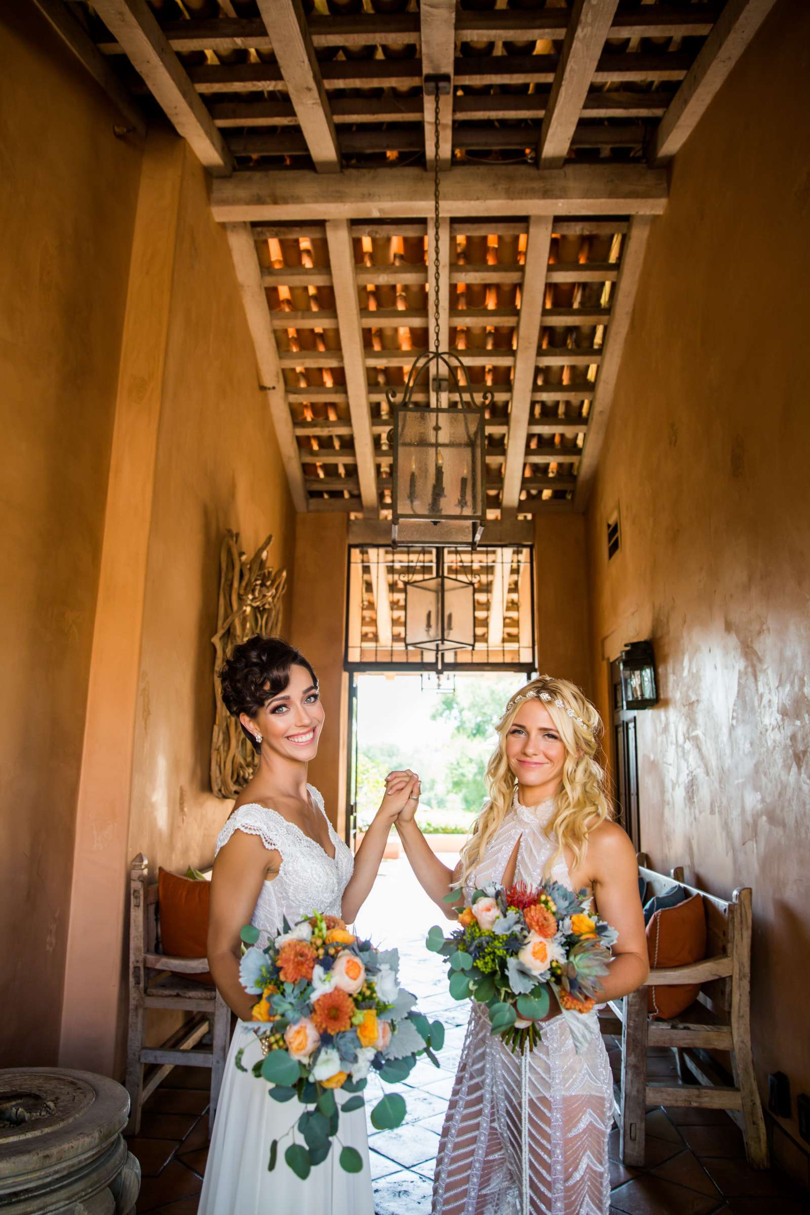 Rancho Valencia Wedding coordinated by Thomas Bui Lifestyle, Kerstin and Lottie Wedding Photo #2 by True Photography