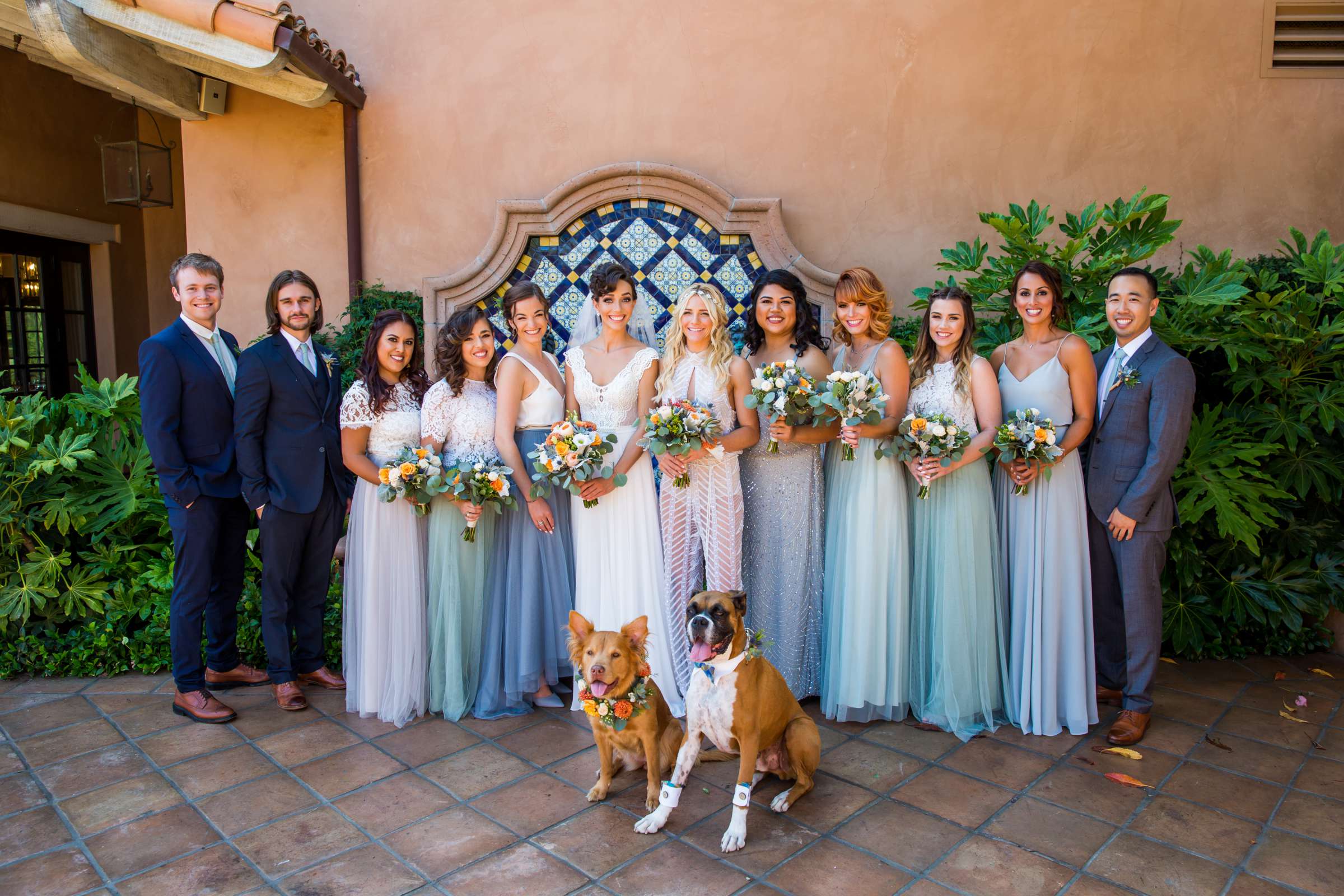 Rancho Valencia Wedding coordinated by Thomas Bui Lifestyle, Kerstin and Lottie Wedding Photo #12 by True Photography