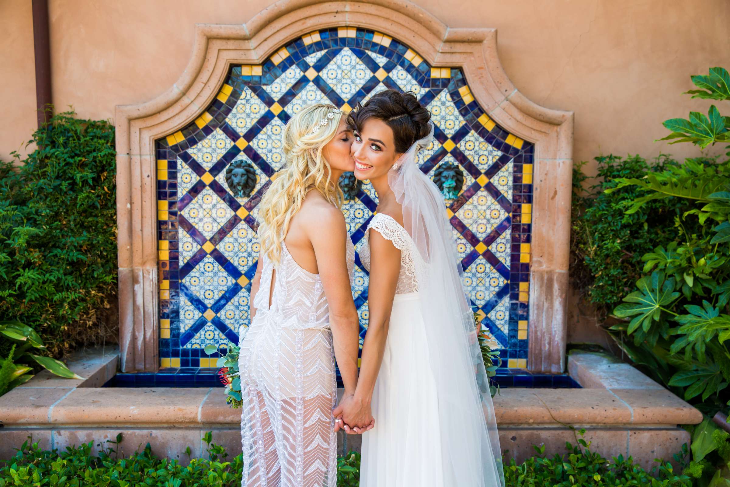 Rancho Valencia Wedding coordinated by Thomas Bui Lifestyle, Kerstin and Lottie Wedding Photo #13 by True Photography