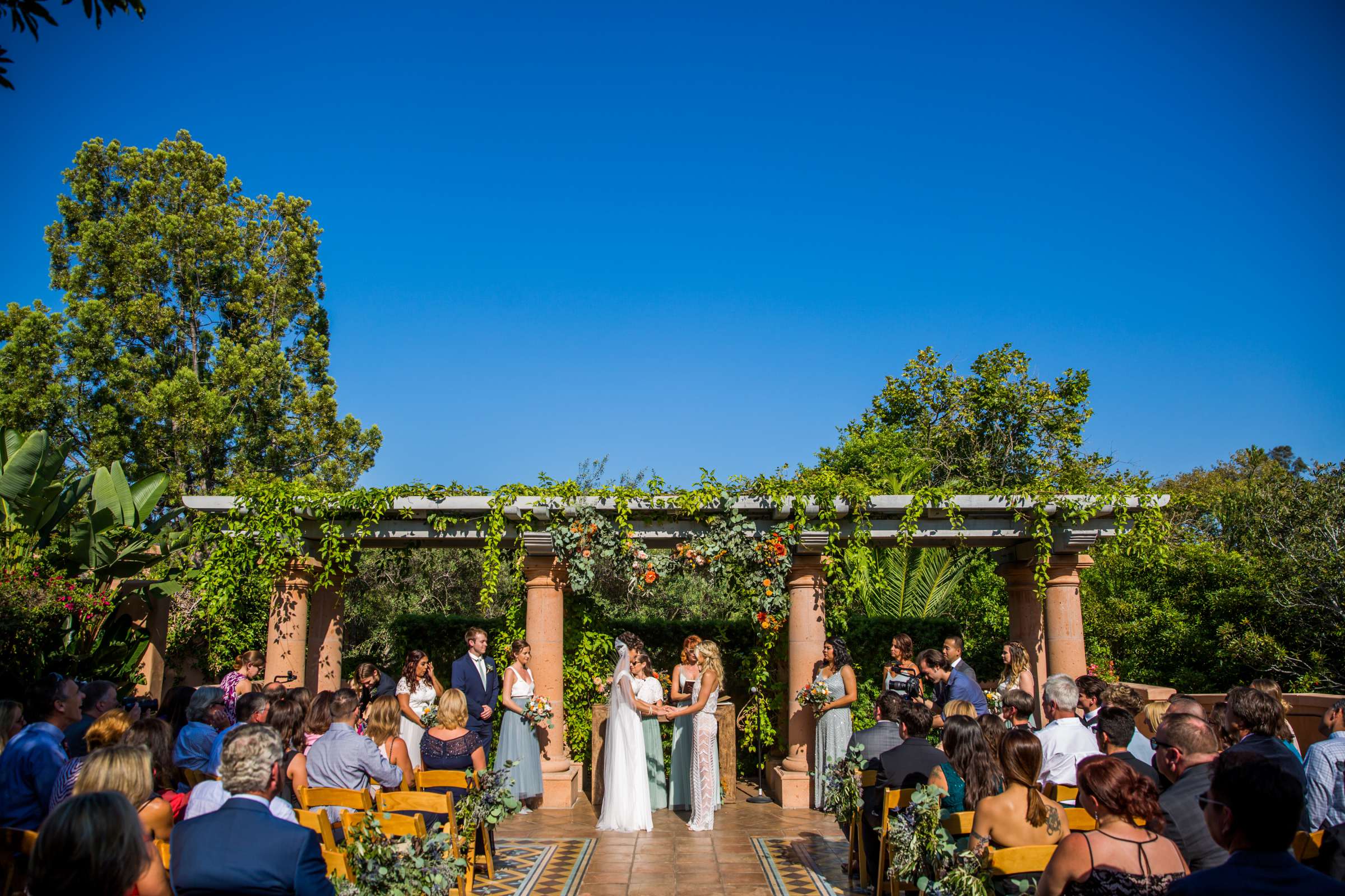 Rancho Valencia Wedding coordinated by Thomas Bui Lifestyle, Kerstin and Lottie Wedding Photo #14 by True Photography