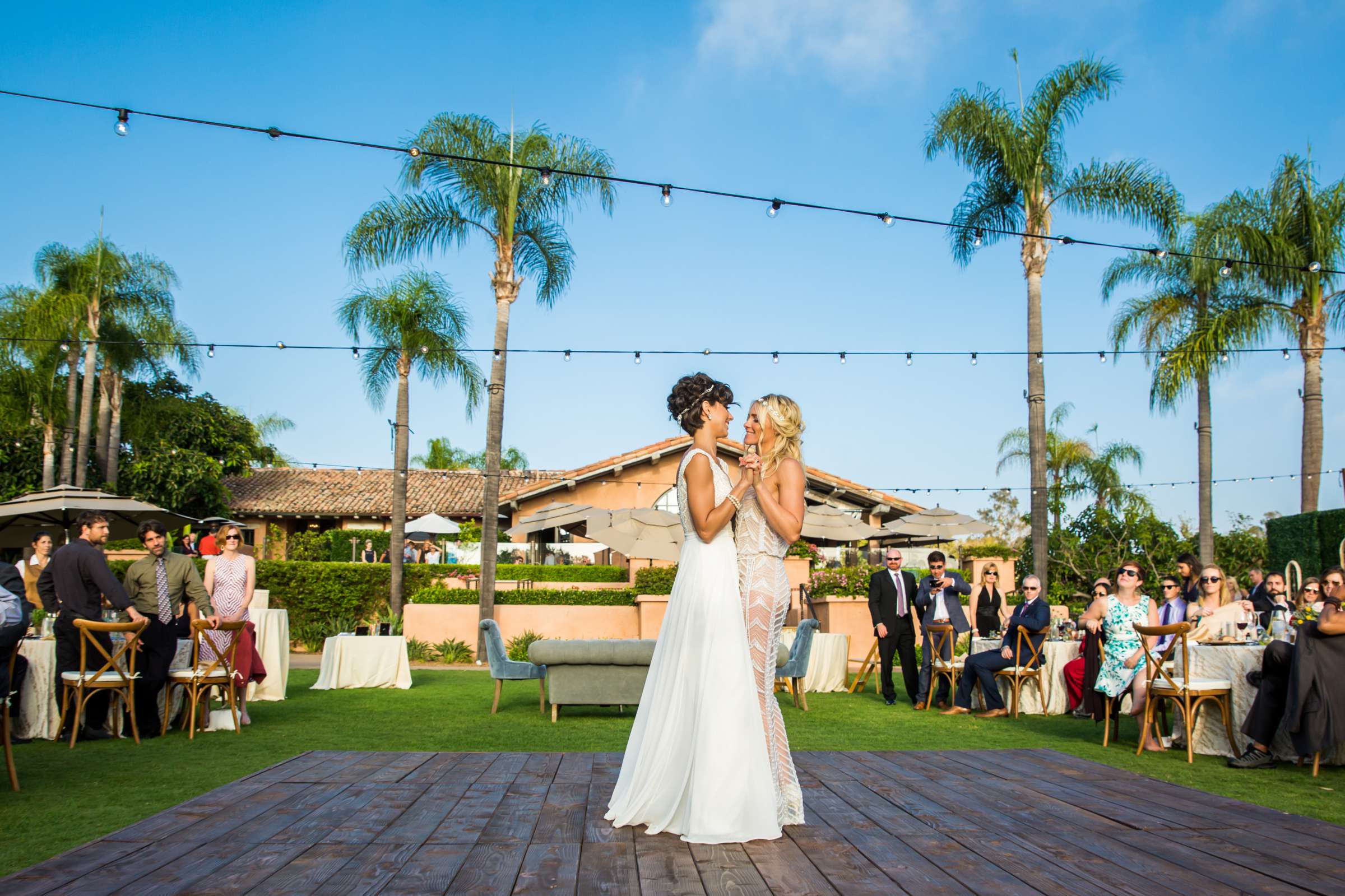 Rancho Valencia Wedding coordinated by Thomas Bui Lifestyle, Kerstin and Lottie Wedding Photo #18 by True Photography