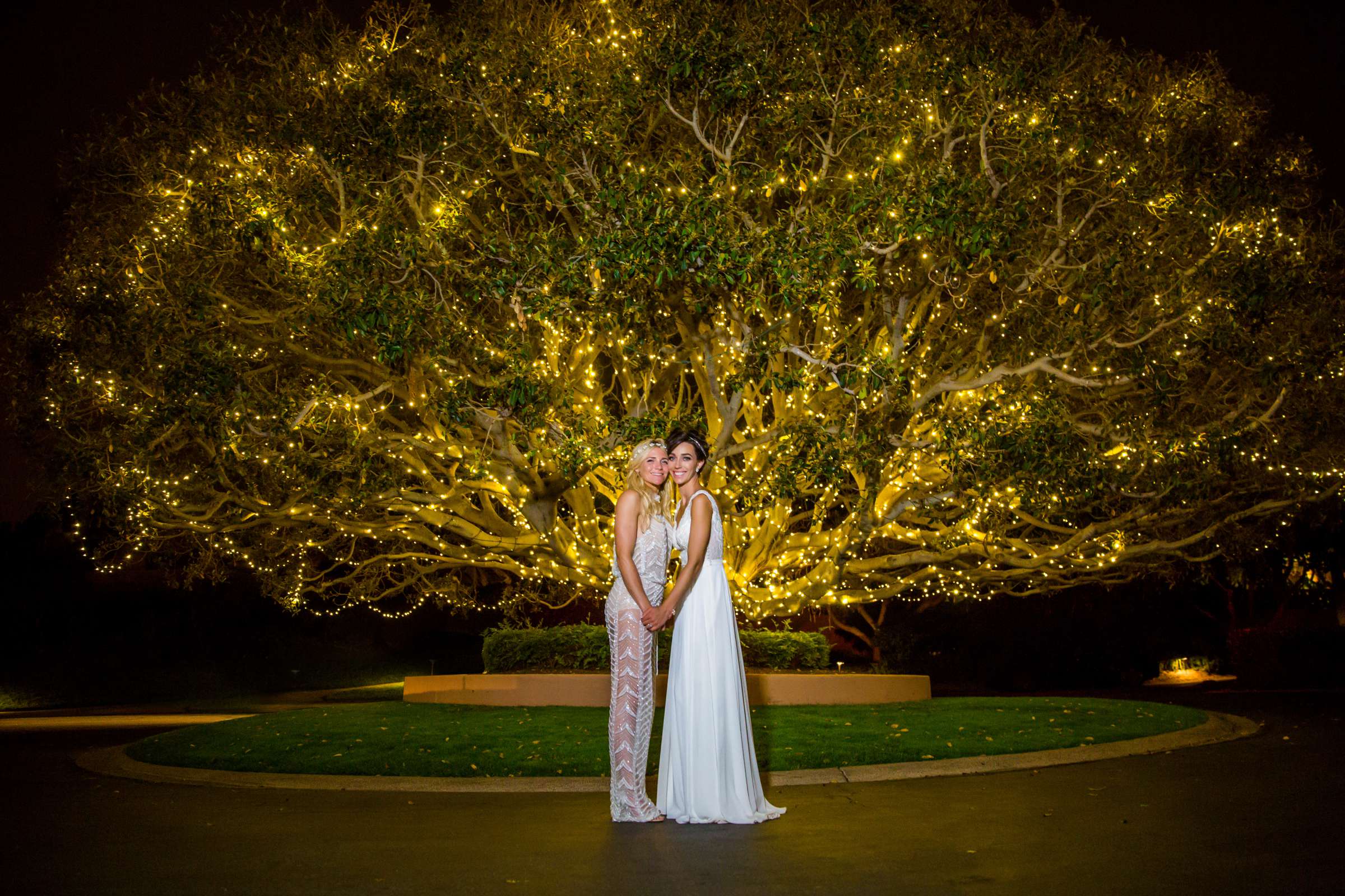 Rancho Valencia Wedding coordinated by Thomas Bui Lifestyle, Kerstin and Lottie Wedding Photo #23 by True Photography