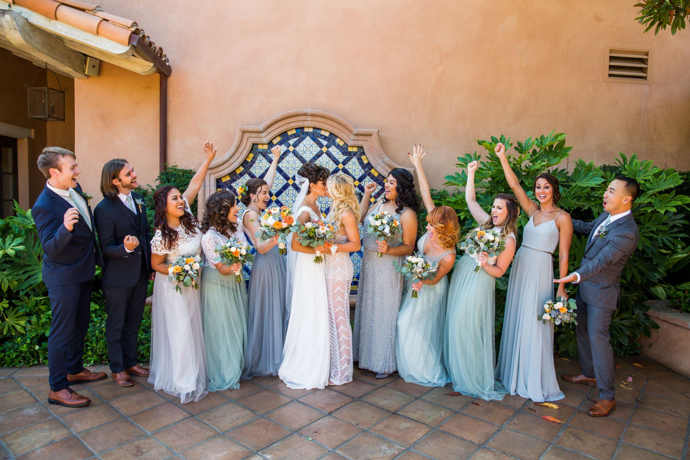 Rancho Valencia Wedding coordinated by Thomas Bui Lifestyle, Kerstin and Lottie Wedding Photo #55 by True Photography