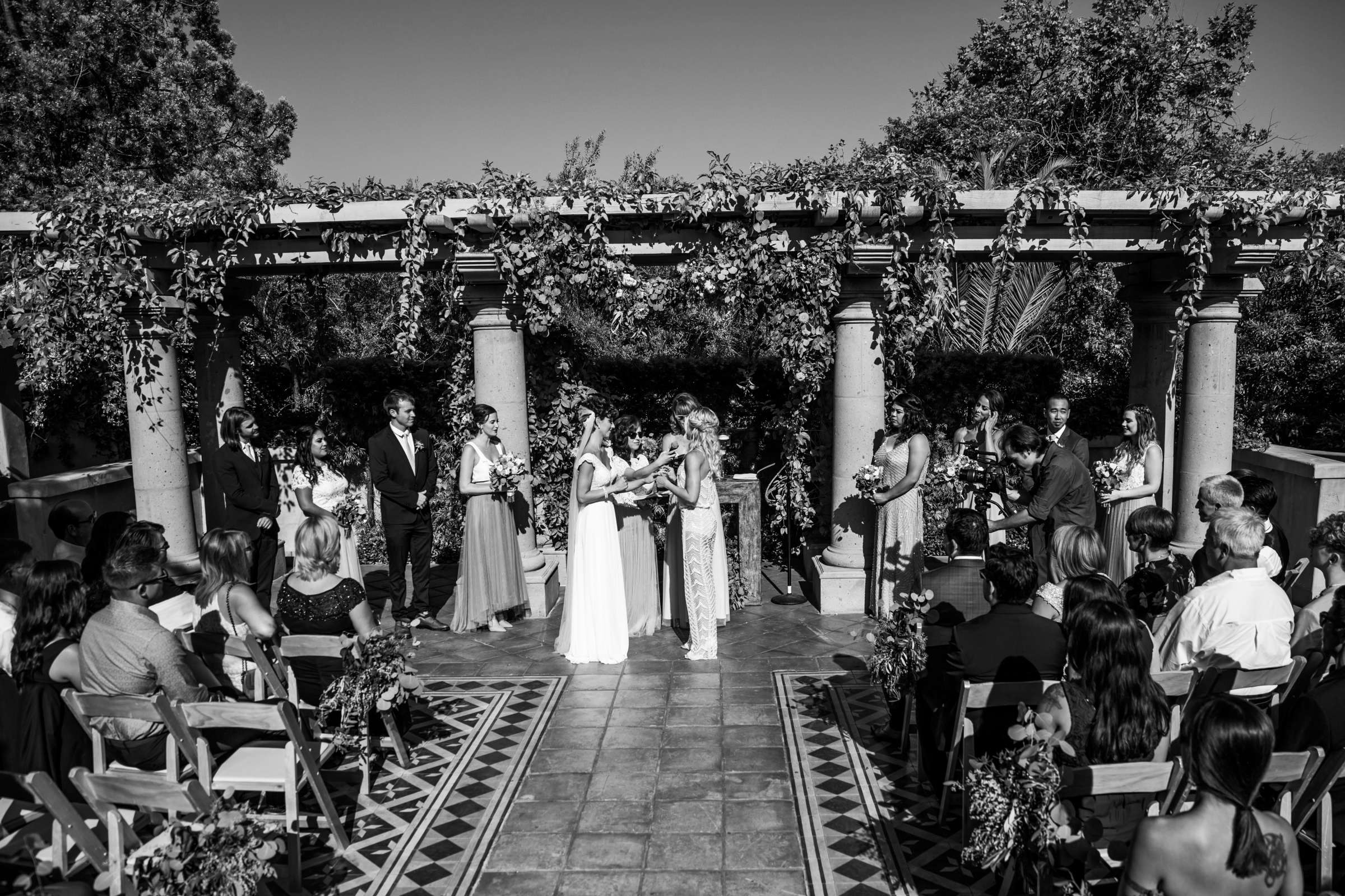 Rancho Valencia Wedding coordinated by Thomas Bui Lifestyle, Kerstin and Lottie Wedding Photo #80 by True Photography