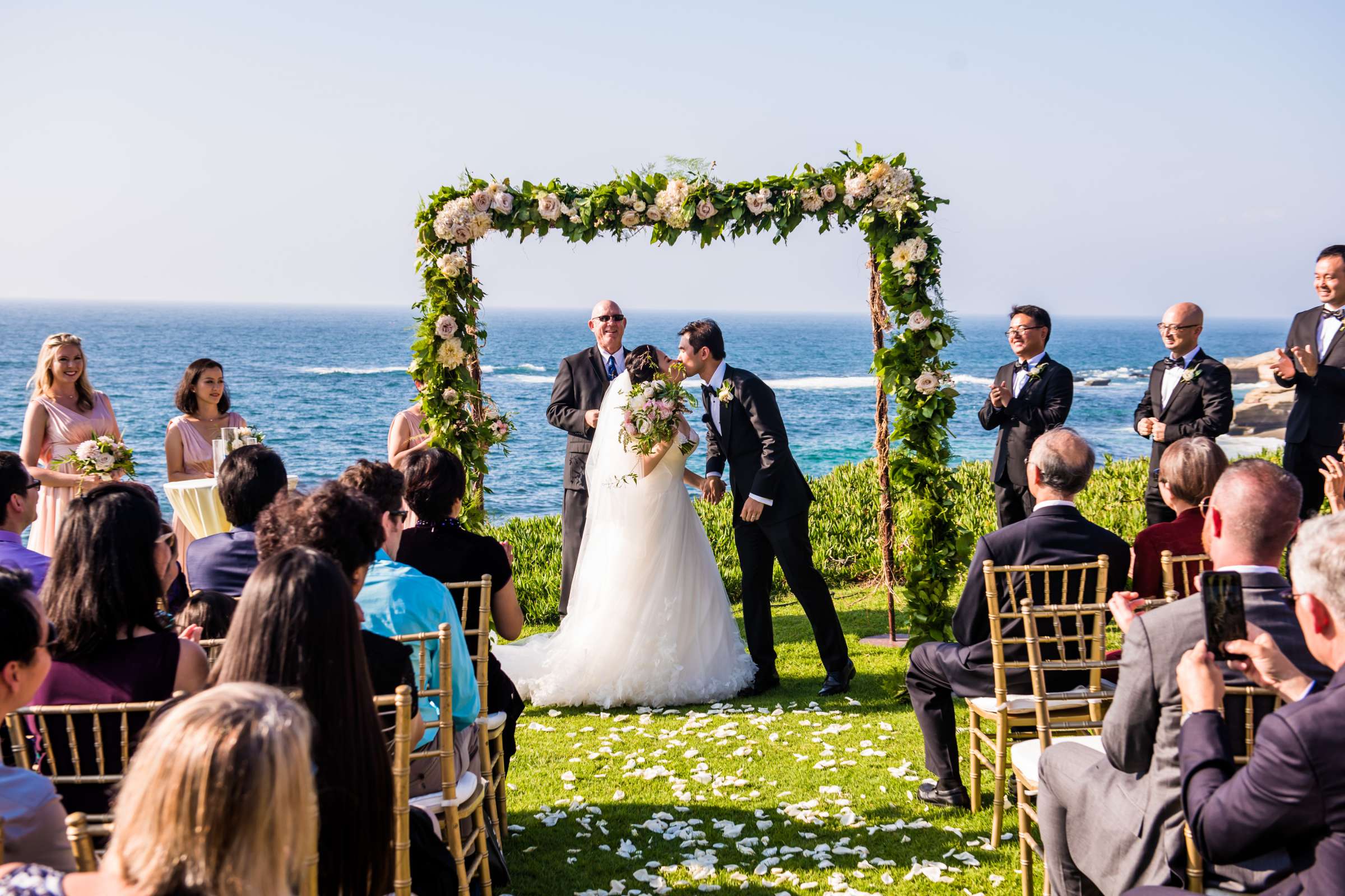 La Jolla Woman's Club Wedding coordinated by Ivory + Stone Event Co., Ella and Eric Wedding Photo #408072 by True Photography
