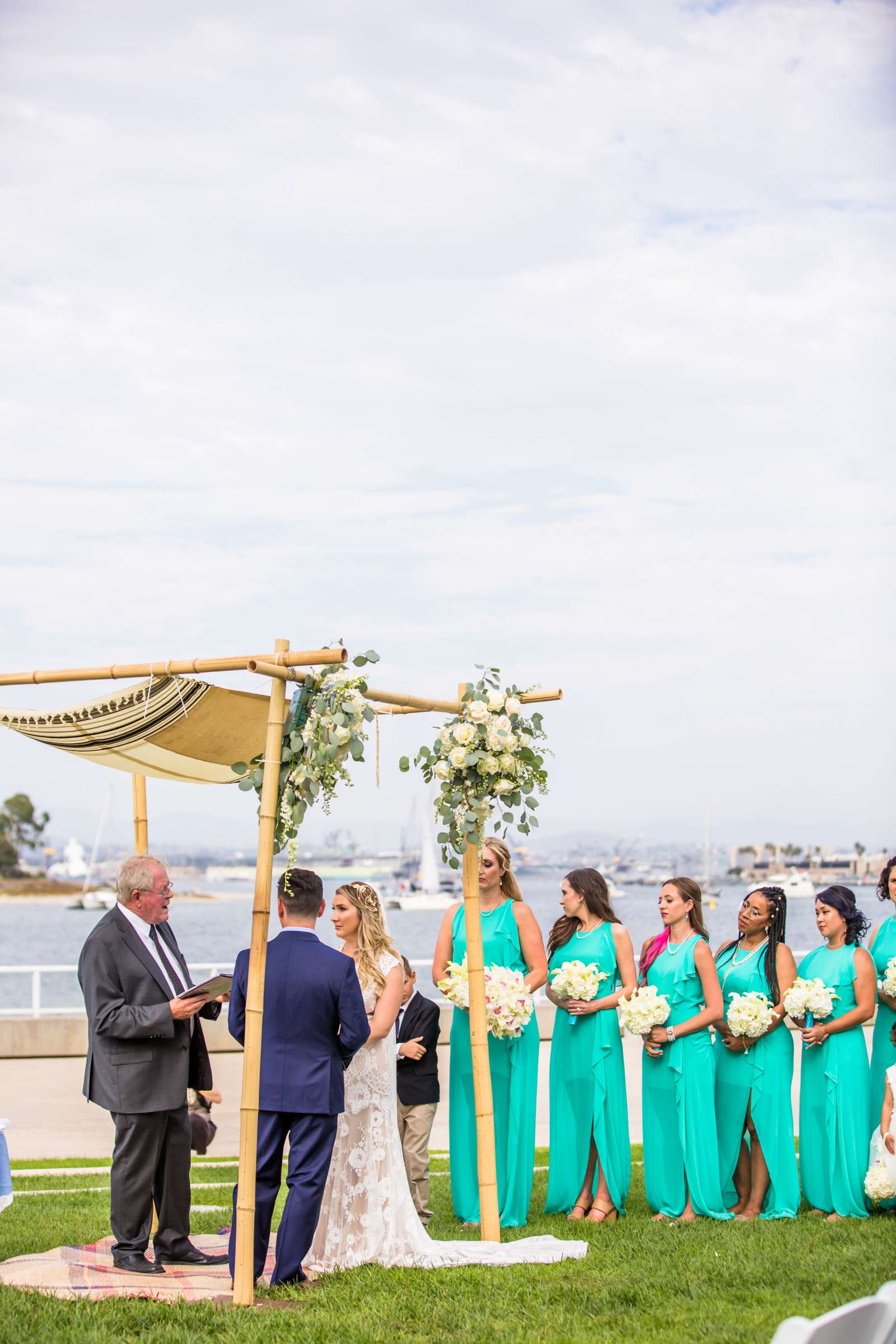 Coronado Community Center Wedding coordinated by Sweetest Things Events, Coral and Levi Wedding Photo #408509 by True Photography