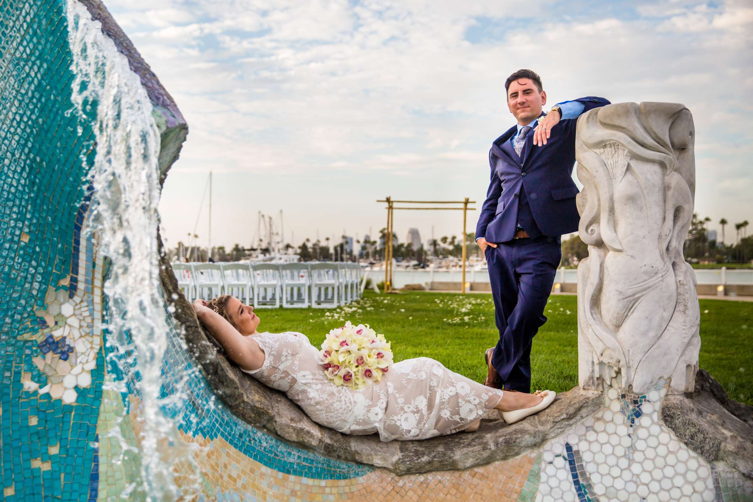 Coronado Community Center Wedding coordinated by Sweetest Things Events, Coral and Levi Wedding Photo #408541 by True Photography