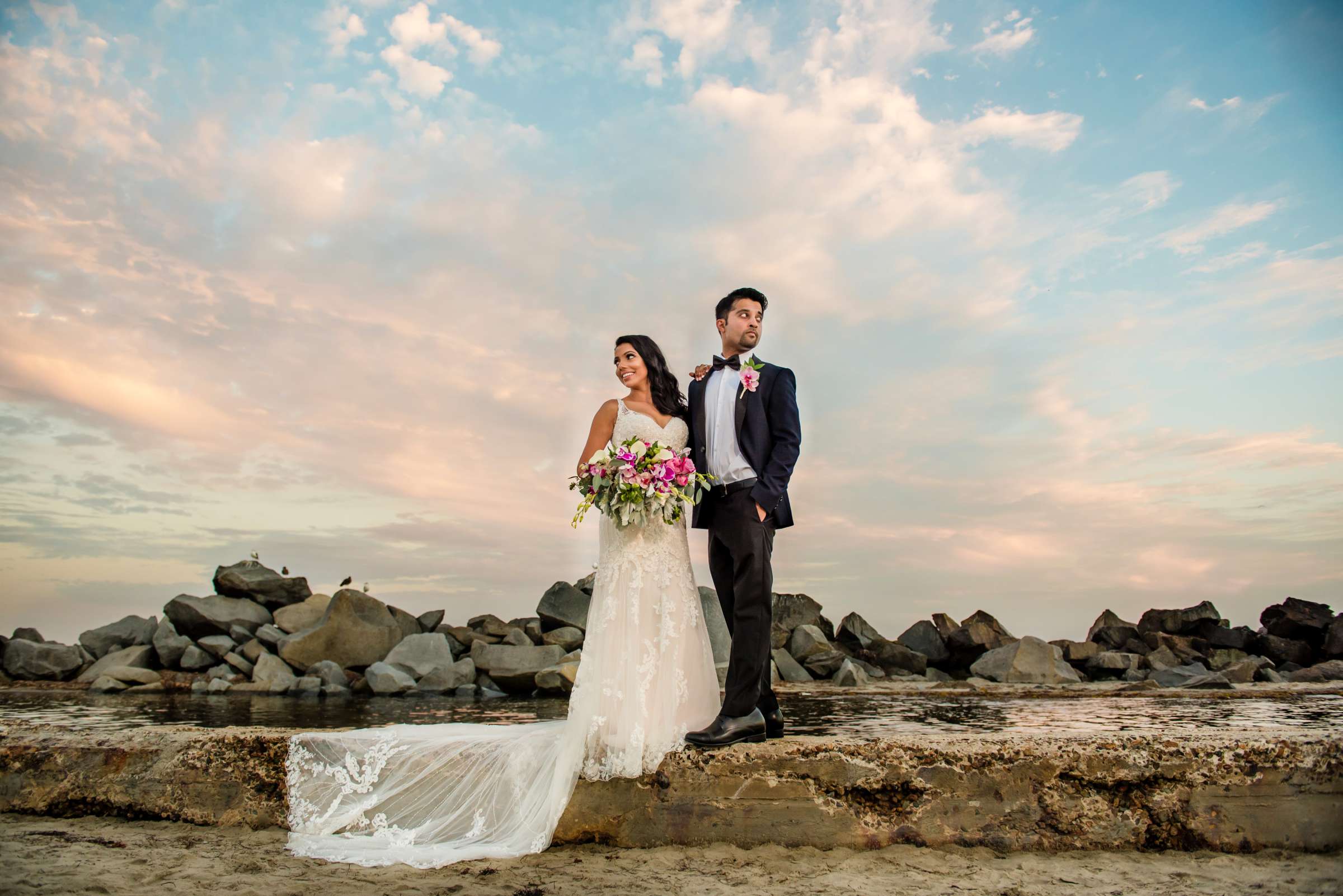 Sunset at Hotel Del Coronado Wedding, Sabrina and Gehaan Wedding Photo #409061 by True Photography