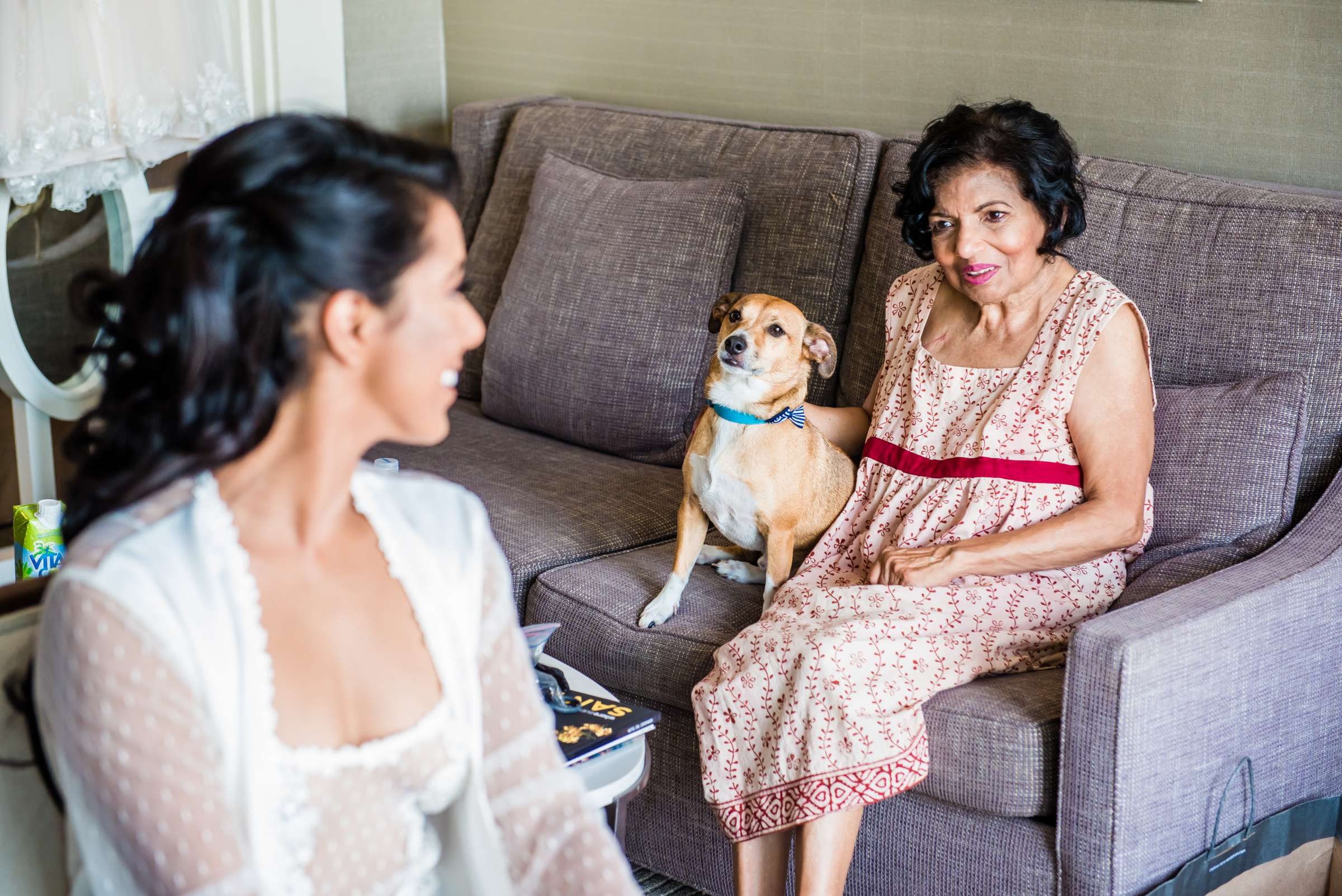 Emotional moment, Pets at Hotel Del Coronado Wedding, Sabrina and Gehaan Wedding Photo #409082 by True Photography
