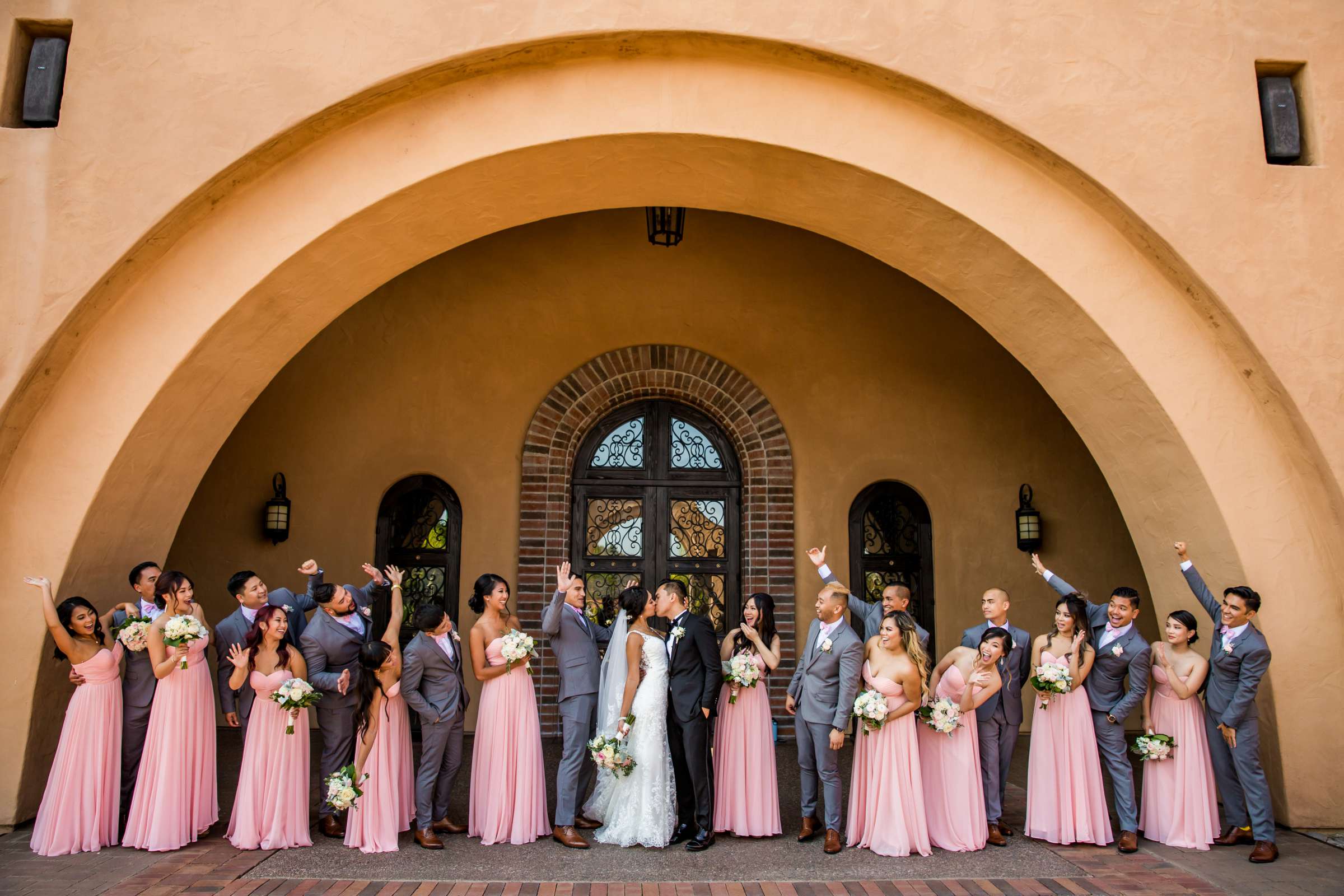 Bridal Party at Twin Oaks House & Gardens Wedding Estate Wedding coordinated by Twin Oaks House & Gardens Wedding Estate, Kristine and David Wedding Photo #409314 by True Photography