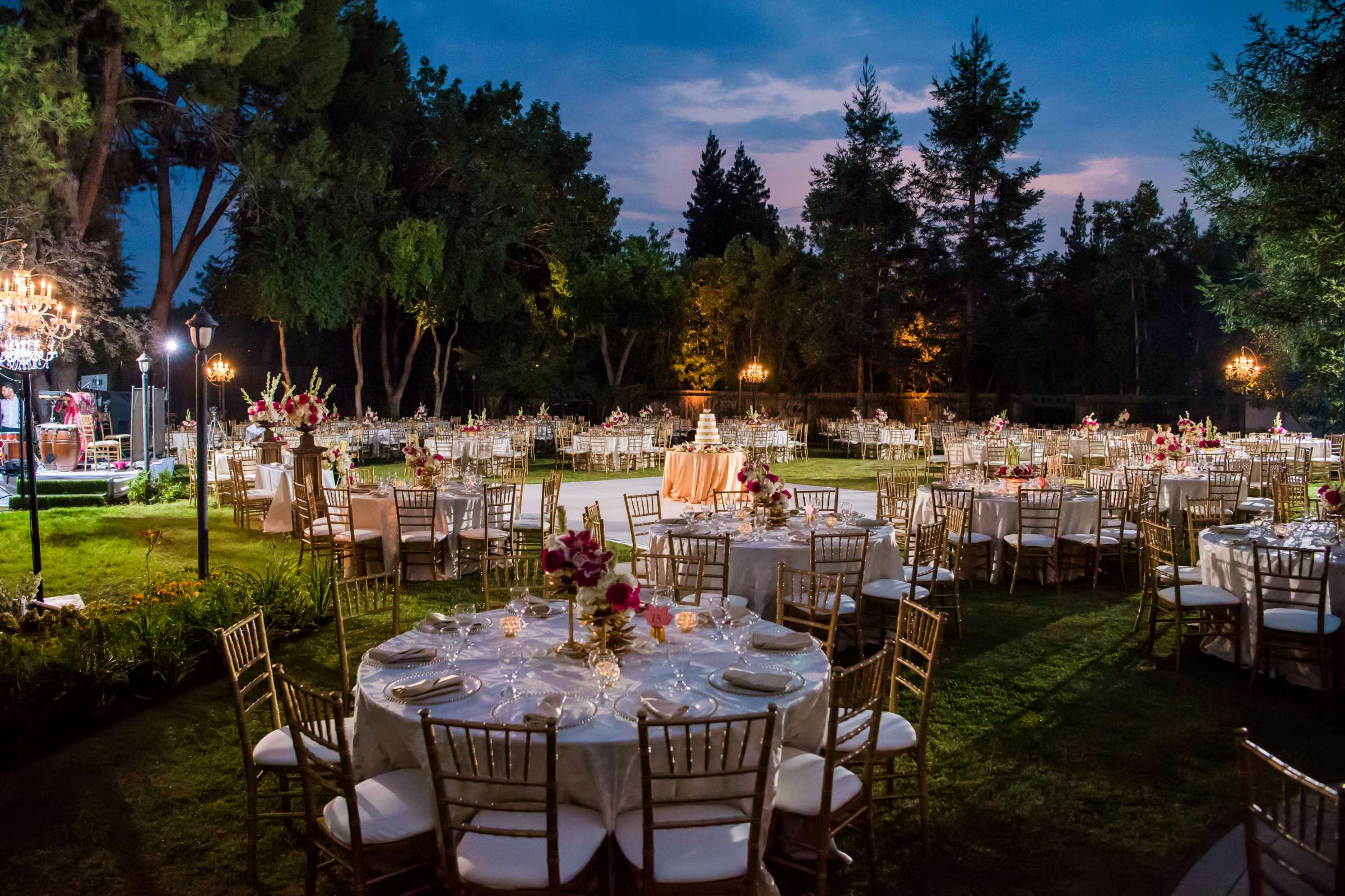 Night Shot, Photographers Favorite at Private Residence Wedding coordinated by Kathy Burk, Amee and Kunal Wedding Photo #20 by True Photography