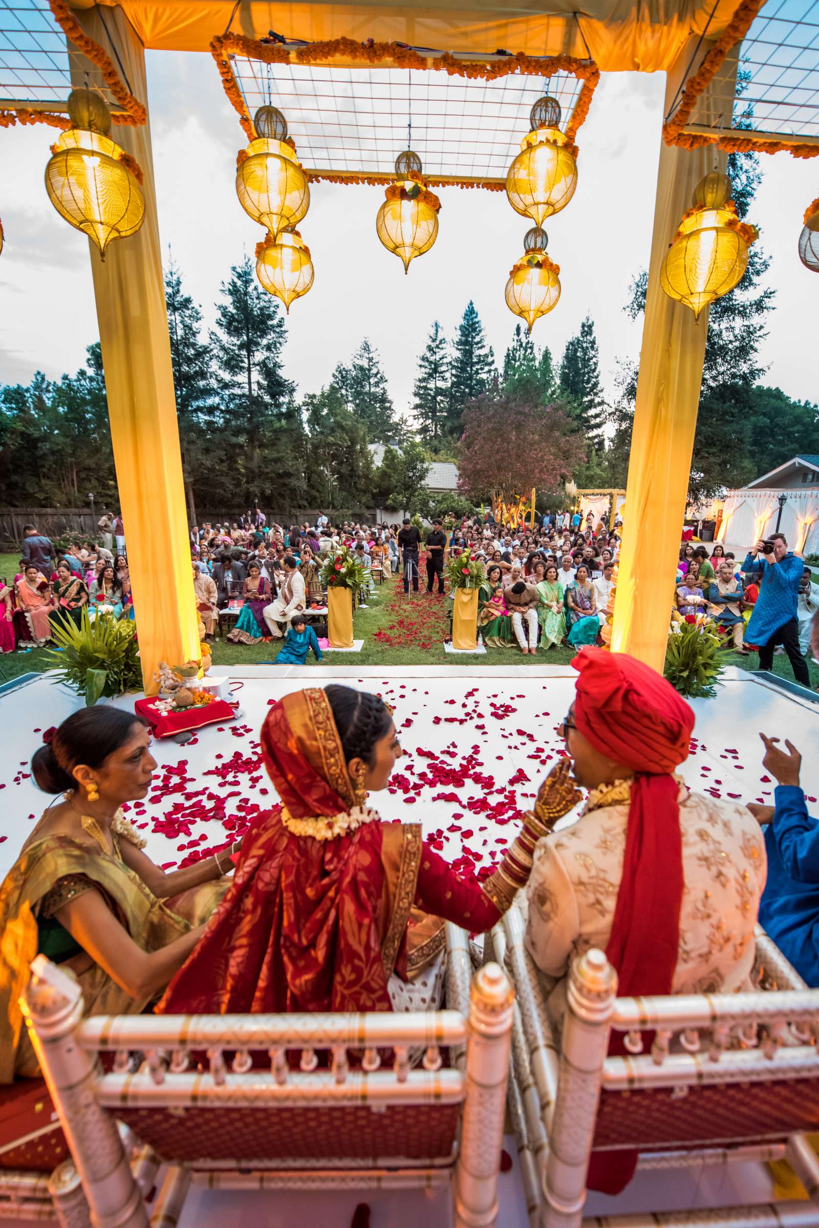 Private Residence Wedding coordinated by Kathy Burk, Amee and Kunal Wedding Photo #113 by True Photography