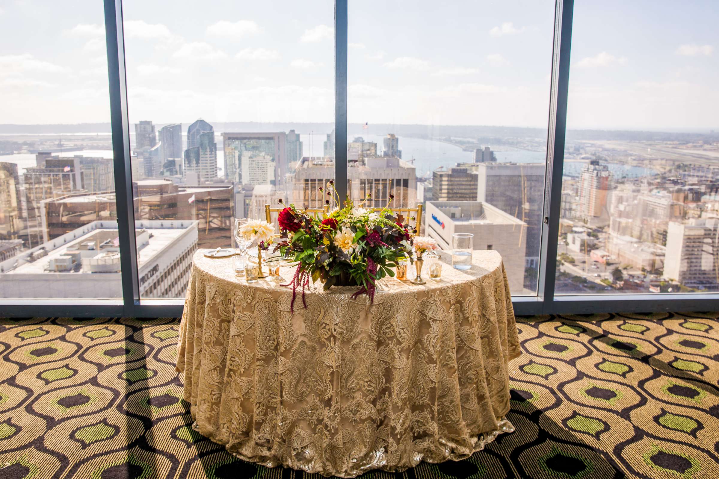 The University Club Atop Symphony Towers Wedding coordinated by Aquilone Events, Amy and Brett Wedding Photo #414199 by True Photography