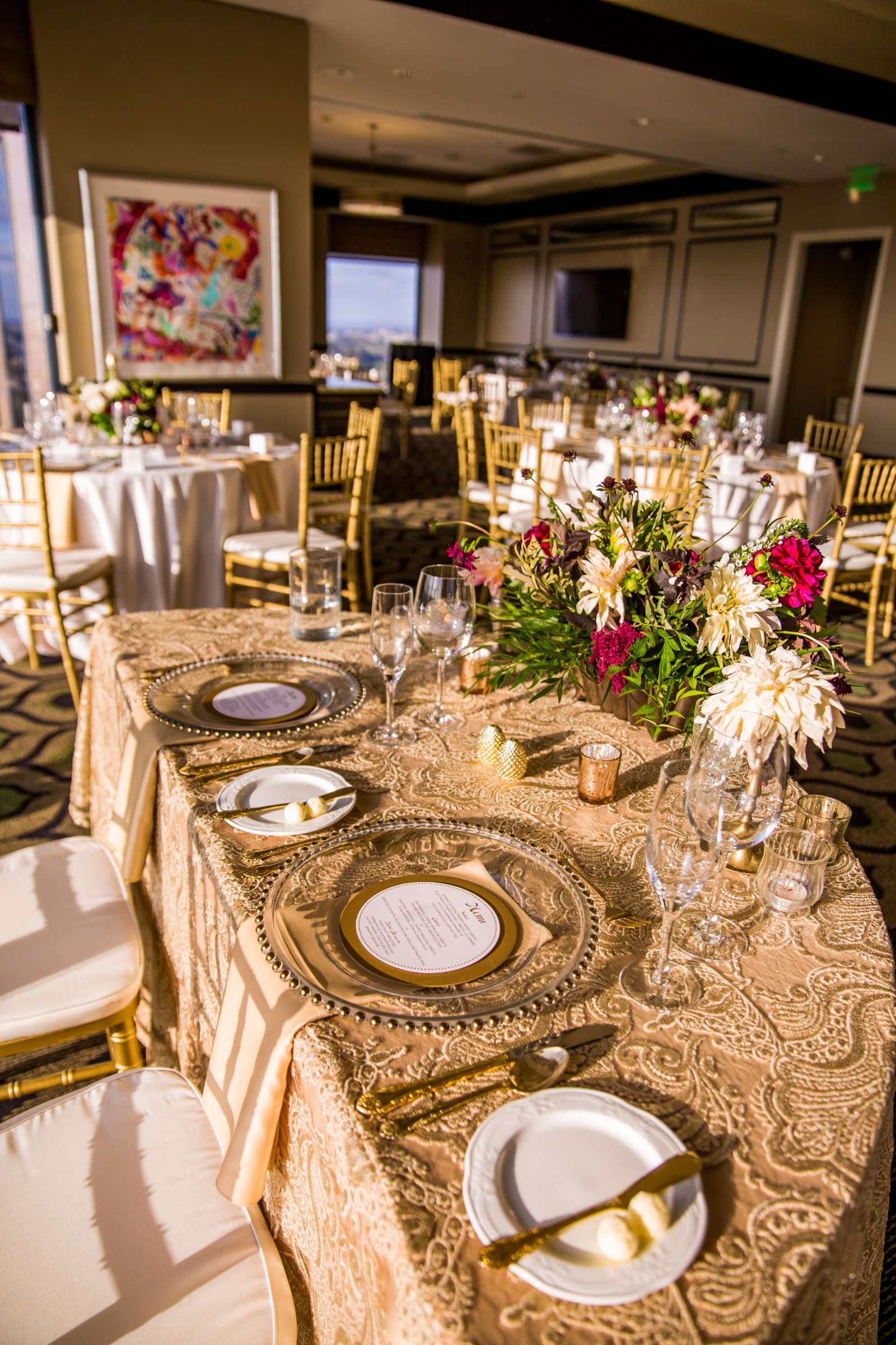 The University Club Atop Symphony Towers Wedding coordinated by Aquilone Events, Amy and Brett Wedding Photo #414224 by True Photography