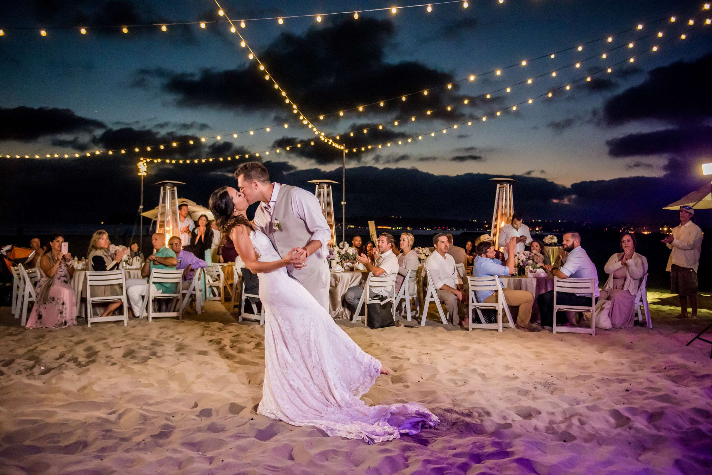 First Dance at Hotel Del Coronado Wedding coordinated by Creative Affairs Inc, Jenell and Peter Wedding Photo #92 by True Photography