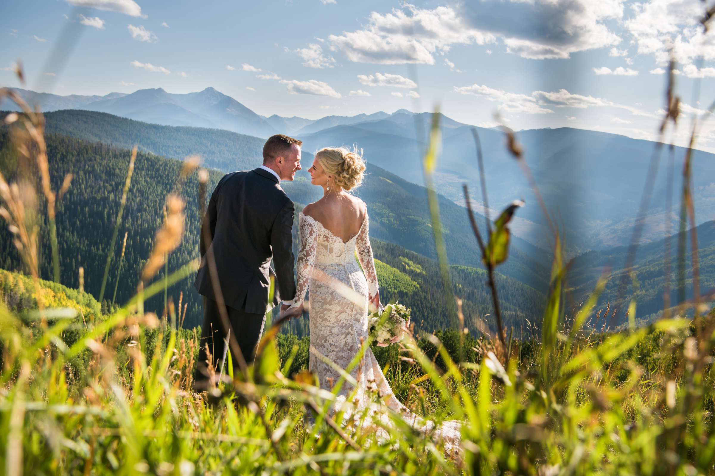 The Vail Wedding Deck Wedding coordinated by Carolyn Moorman, Heidi and Justin Wedding Photo #18 by True Photography