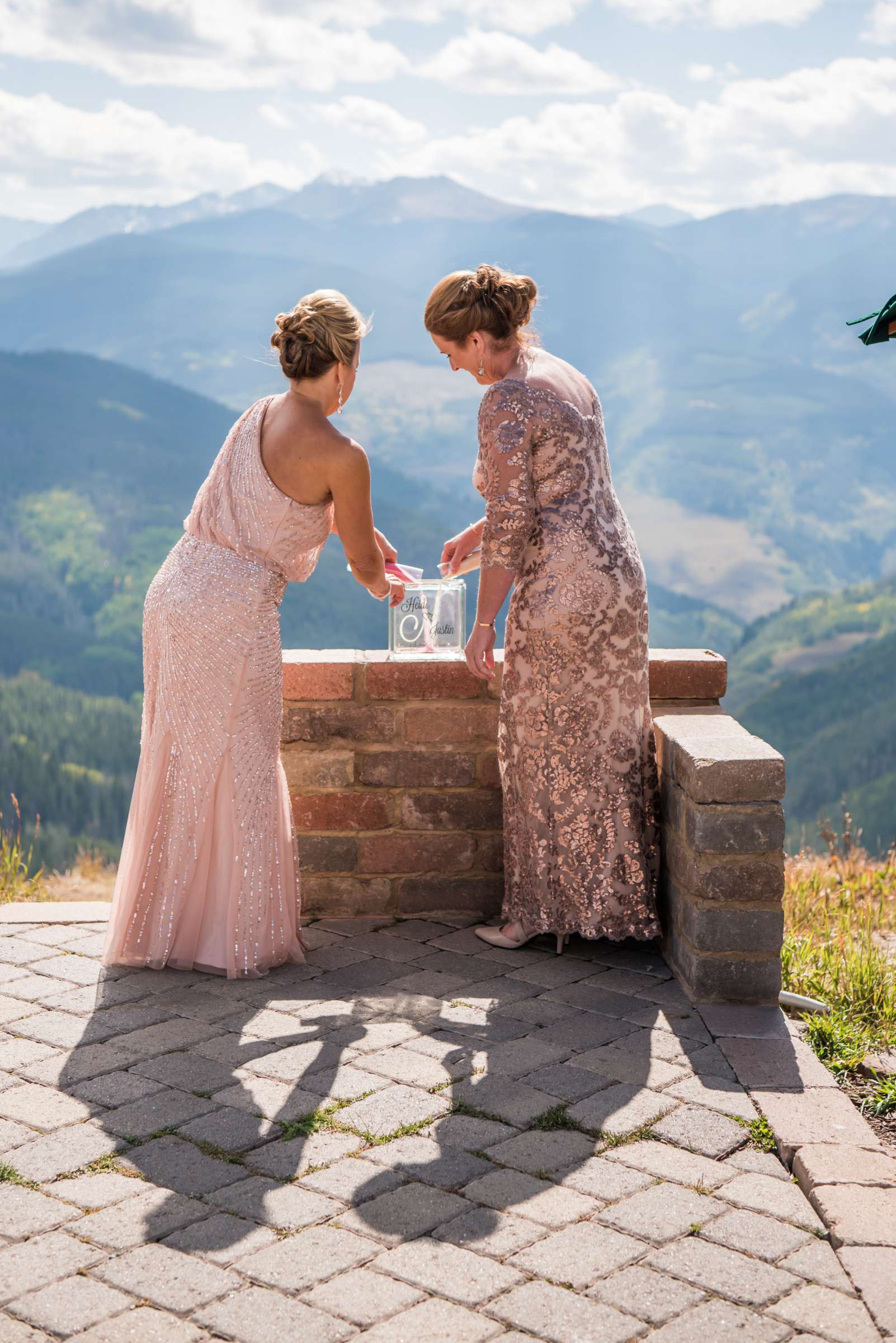 The Vail Wedding Deck Wedding coordinated by Carolyn Moorman, Heidi and Justin Wedding Photo #55 by True Photography