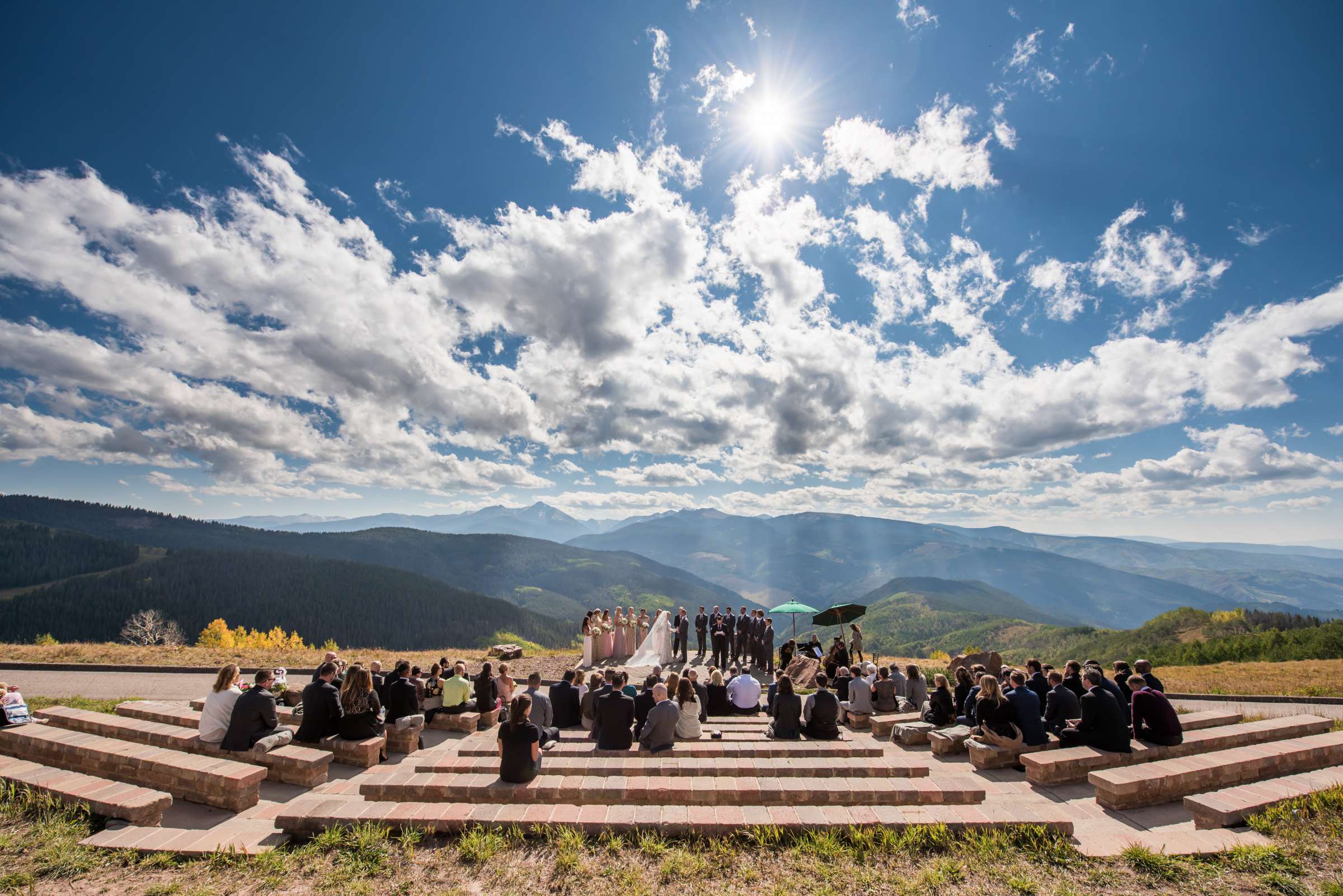 The Vail Wedding Deck Wedding coordinated by Carolyn Moorman, Heidi and Justin Wedding Photo #64 by True Photography