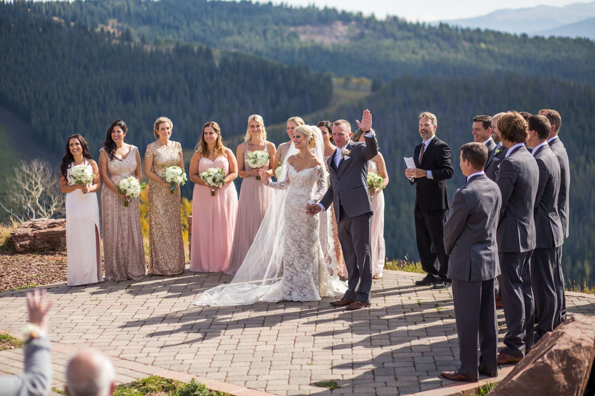 The Vail Wedding Deck Wedding coordinated by Carolyn Moorman, Heidi and Justin Wedding Photo #65 by True Photography