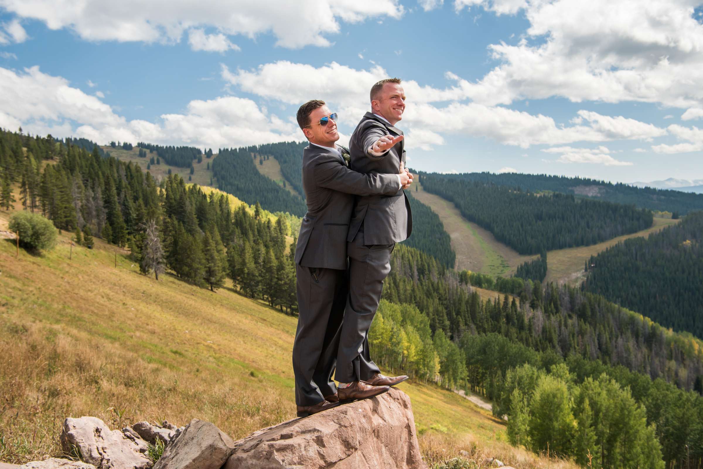 The Vail Wedding Deck Wedding coordinated by Carolyn Moorman, Heidi and Justin Wedding Photo #102 by True Photography