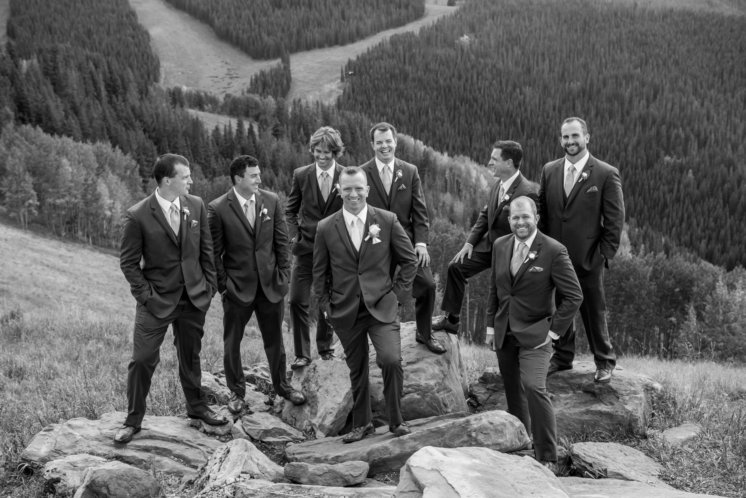 The Vail Wedding Deck Wedding coordinated by Carolyn Moorman, Heidi and Justin Wedding Photo #26 by True Photography