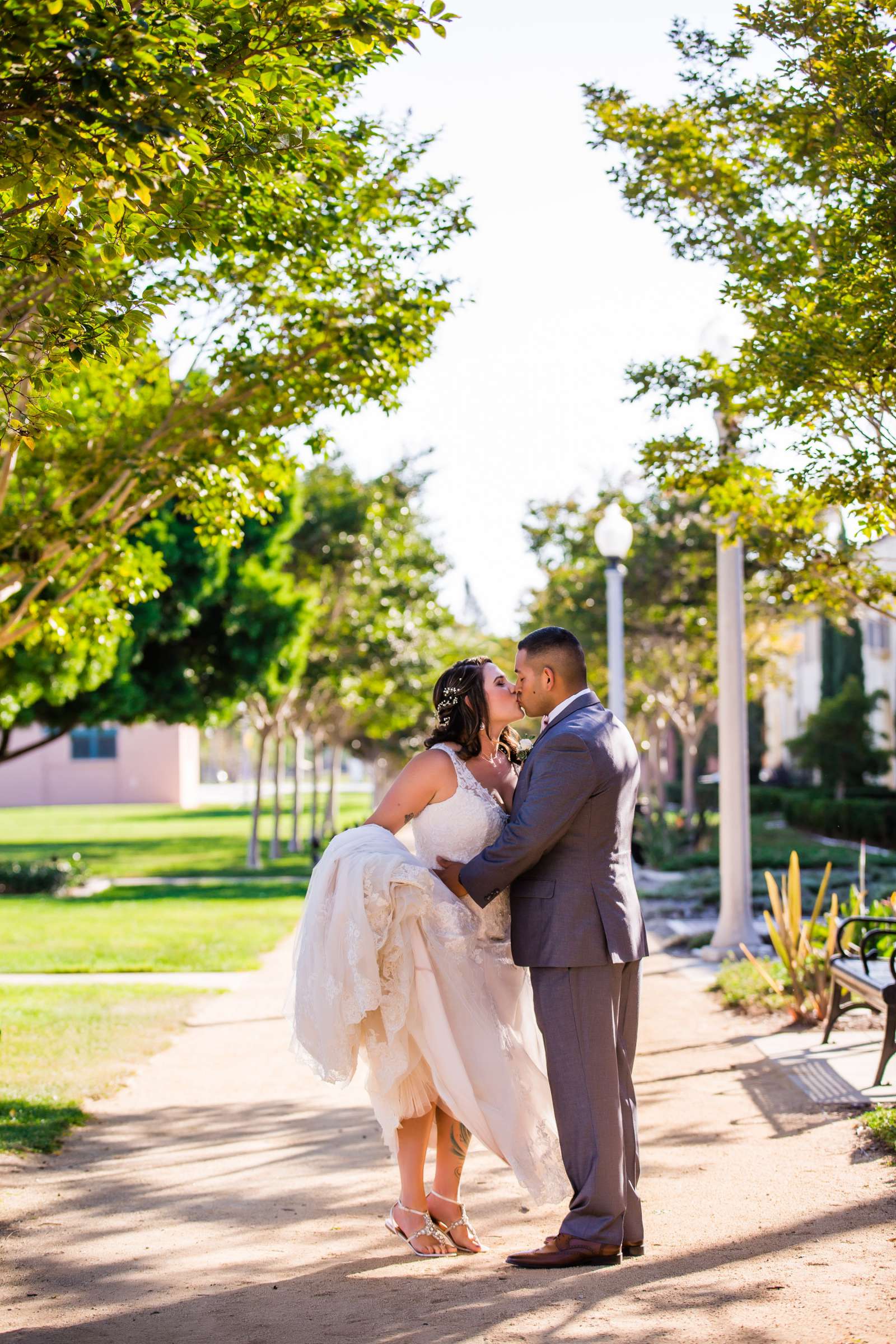 Courtyard by Marriott San Diego Airport/Liberty Station Wedding coordinated by This and That Event Services, Renae and Adrian Wedding Photo #12 by True Photography