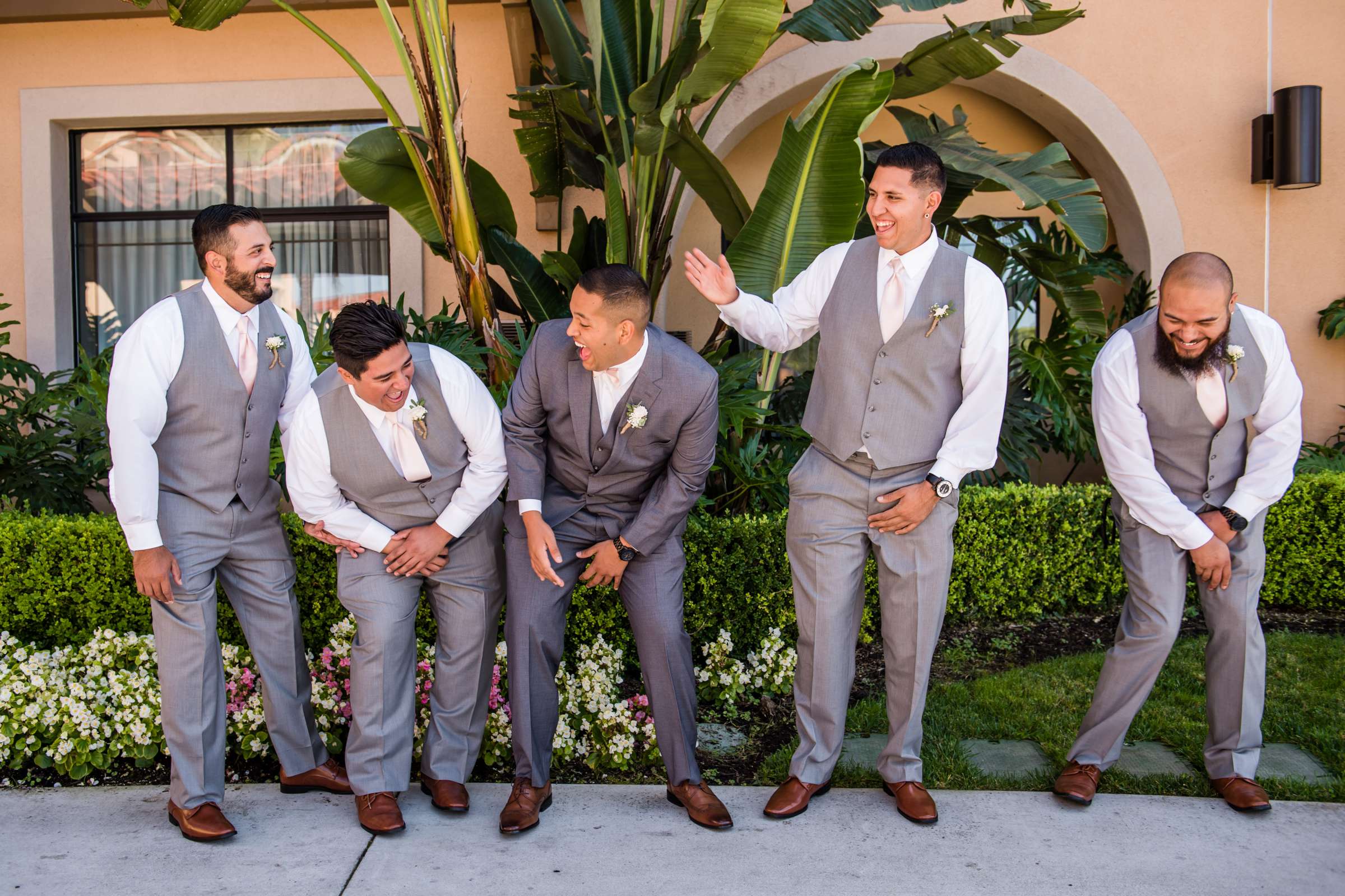 Courtyard by Marriott San Diego Airport/Liberty Station Wedding coordinated by This and That Event Services, Renae and Adrian Wedding Photo #41 by True Photography