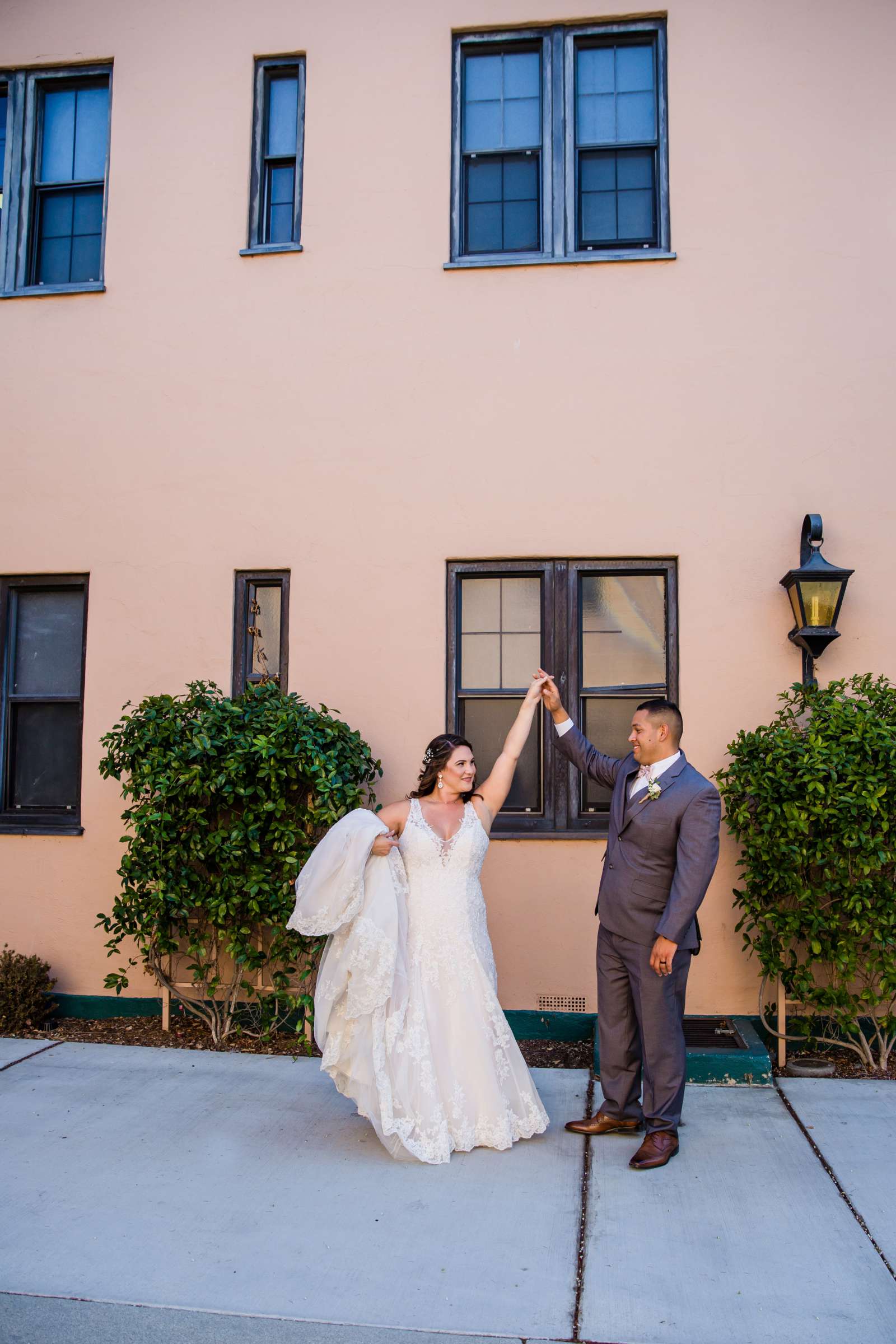 Courtyard by Marriott San Diego Airport/Liberty Station Wedding coordinated by This and That Event Services, Renae and Adrian Wedding Photo #66 by True Photography