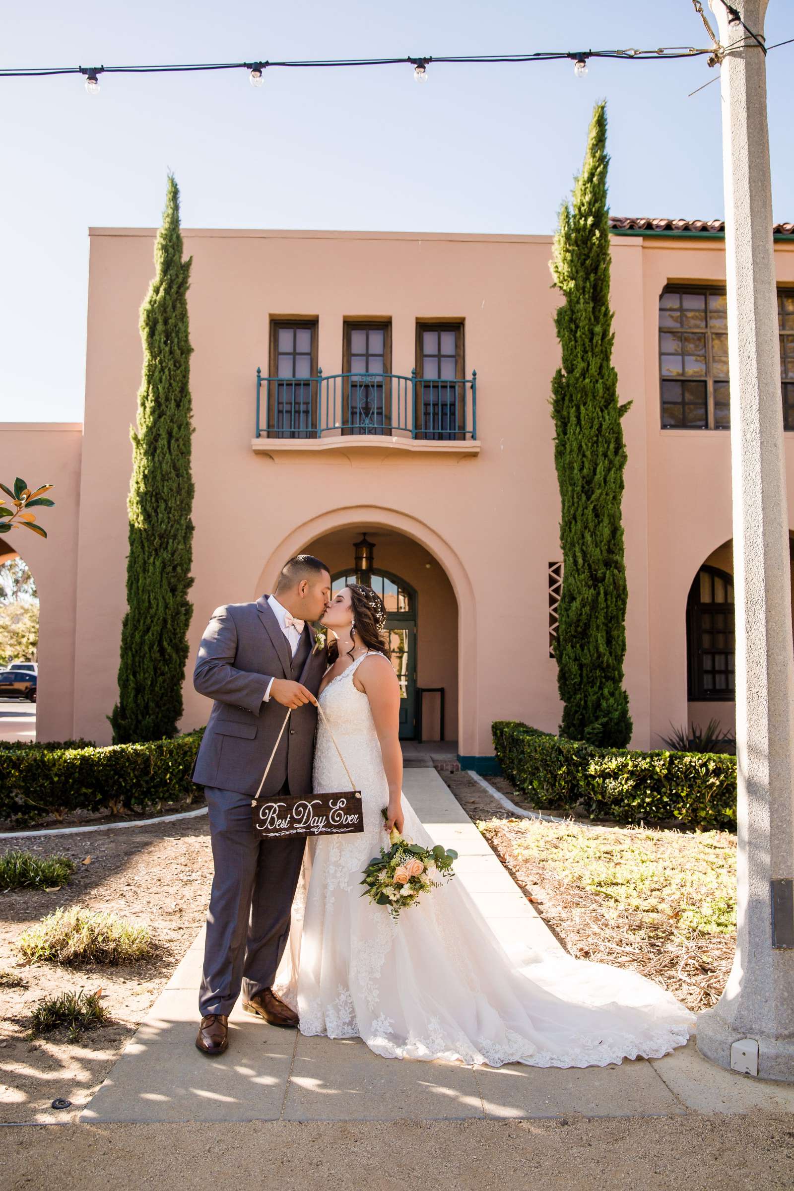 Courtyard by Marriott San Diego Airport/Liberty Station Wedding coordinated by This and That Event Services, Renae and Adrian Wedding Photo #77 by True Photography