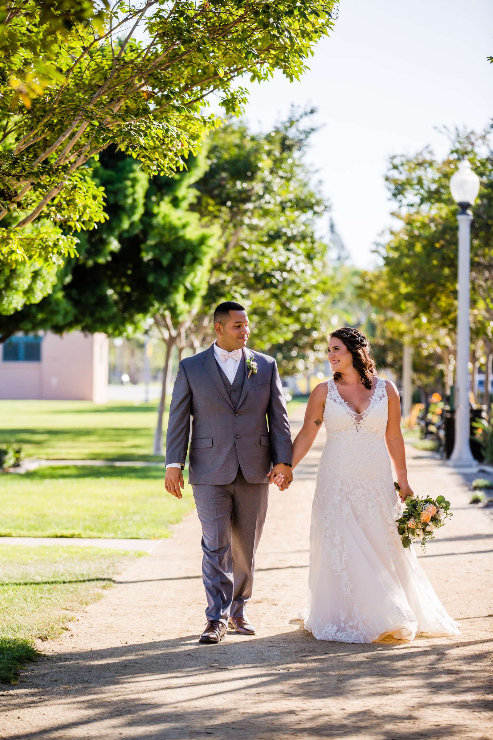 Courtyard by Marriott San Diego Airport/Liberty Station Wedding coordinated by This and That Event Services, Renae and Adrian Wedding Photo #81 by True Photography