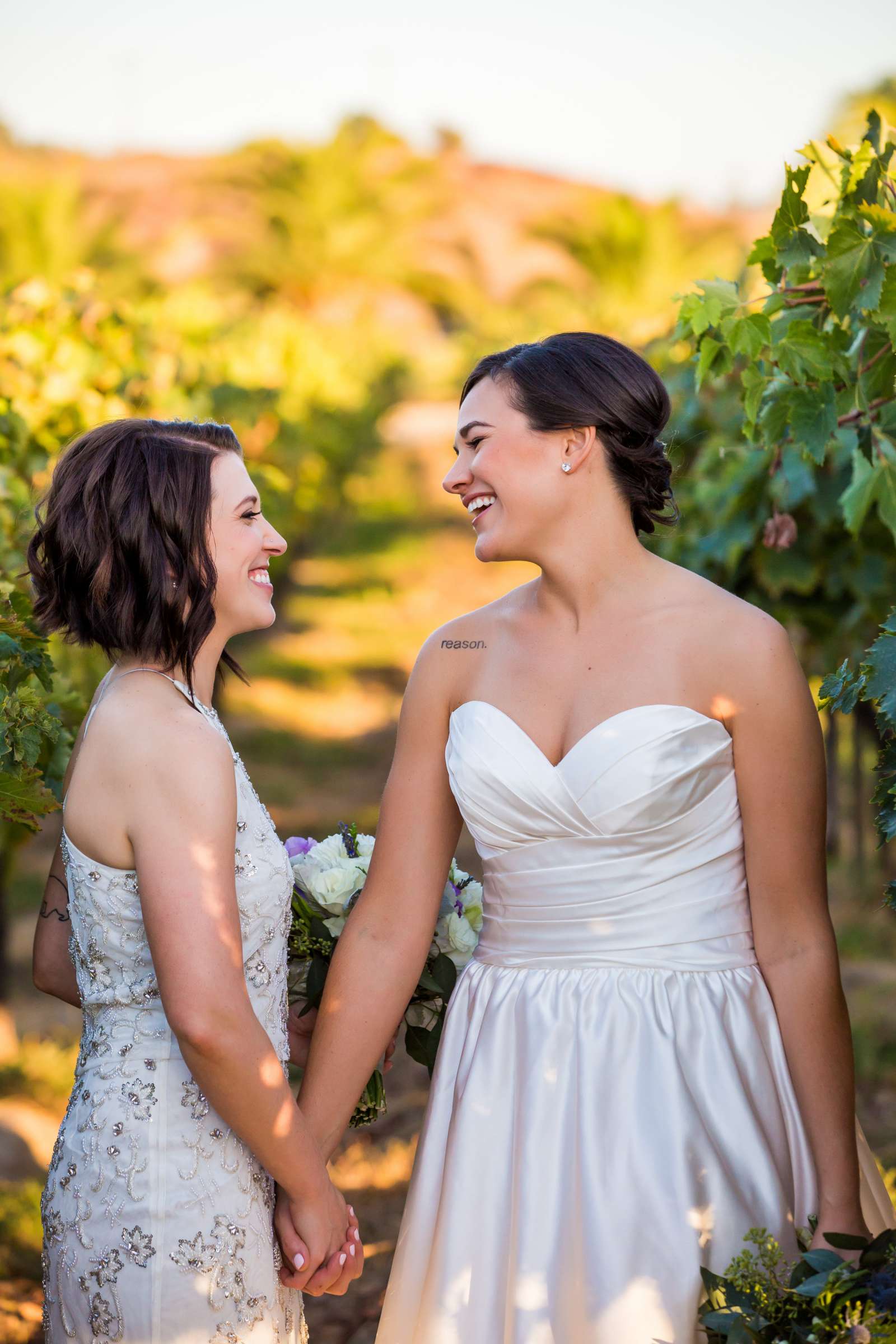 Peltzer Winery Wedding coordinated by Bliss Events, Lauren and Crystal Wedding Photo #419804 by True Photography