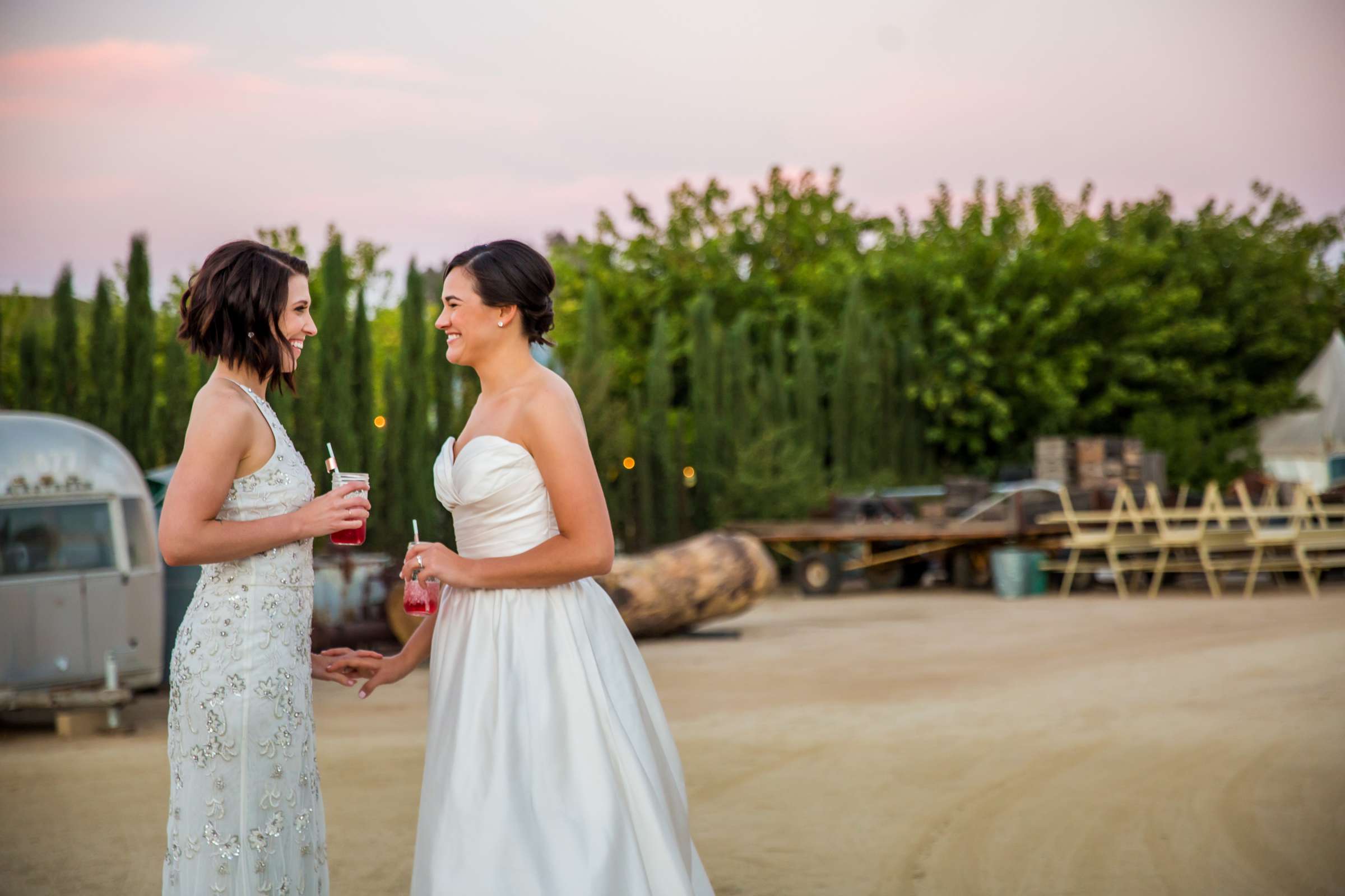 Peltzer Winery Wedding coordinated by Bliss Events, Lauren and Crystal Wedding Photo #419807 by True Photography