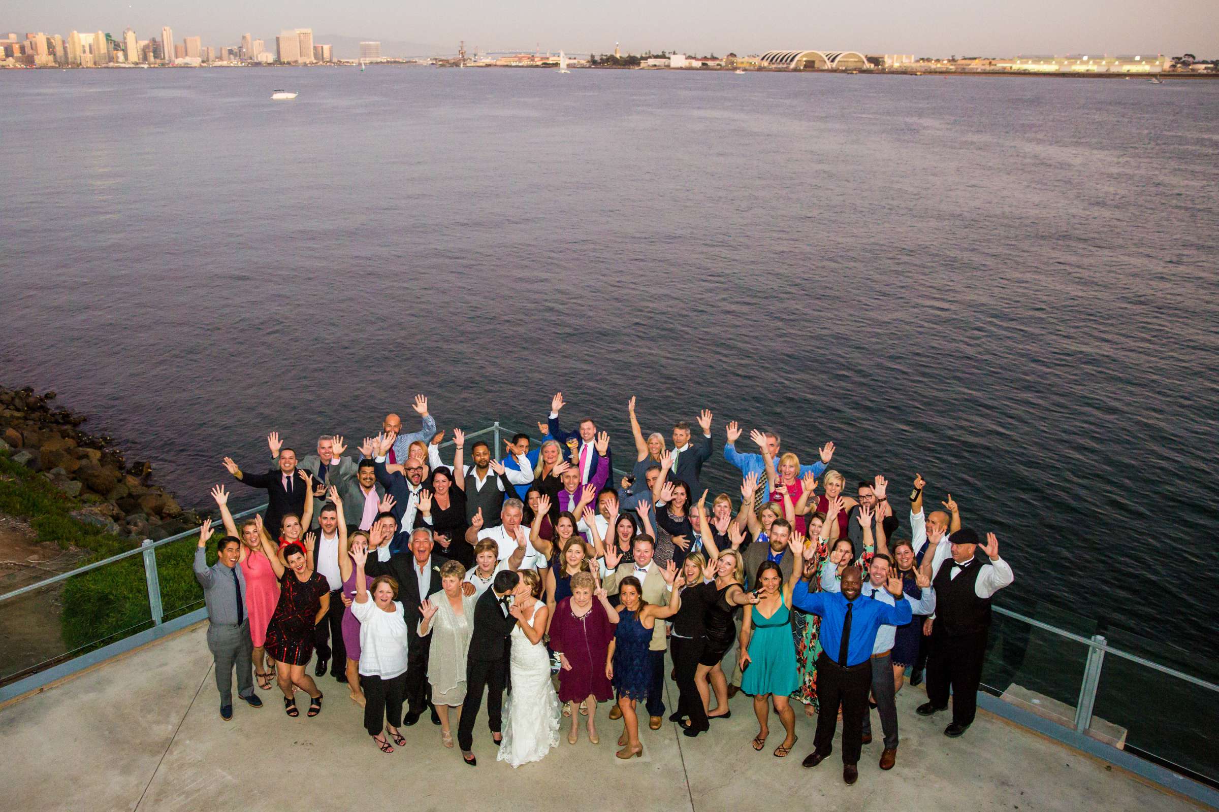 Group Photos at Tom Ham's Lighthouse Wedding coordinated by Aquilone Events, Angela and Ellen Wedding Photo #420660 by True Photography
