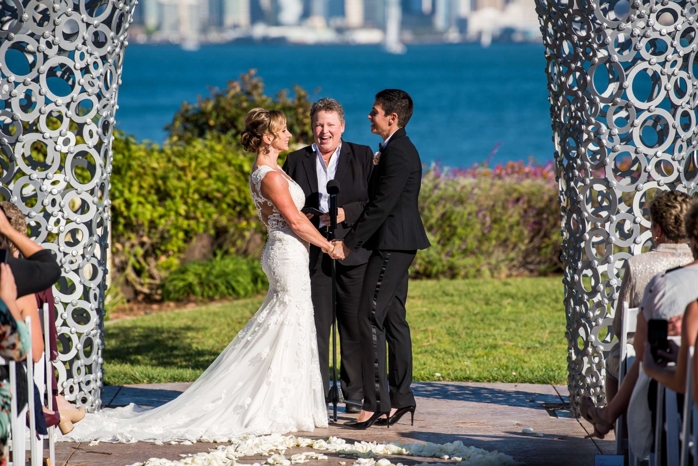 Tom Ham's Lighthouse Wedding coordinated by Aquilone Events, Angela and Ellen Wedding Photo #420739 by True Photography